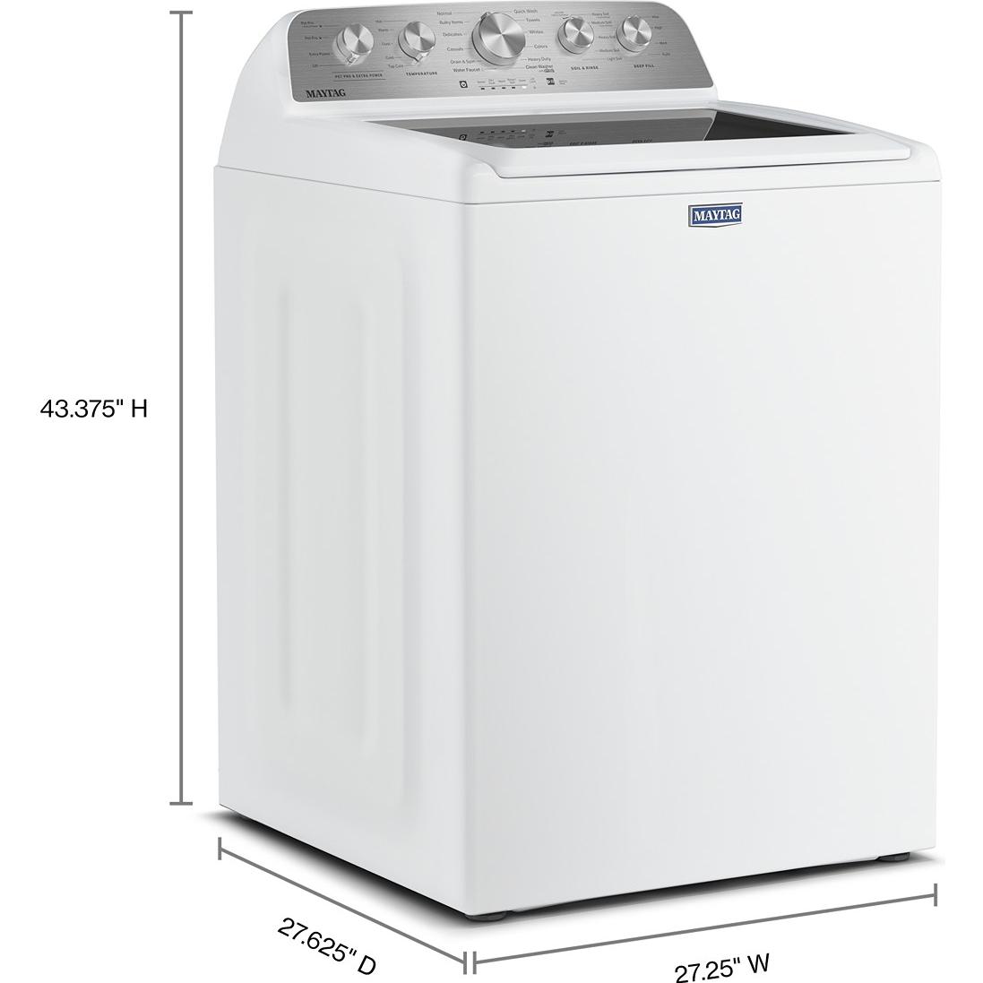 Maytag 5.4 cu. ft. Top Loading Washer with Pet Pro Option MTW5605RW IMAGE 8