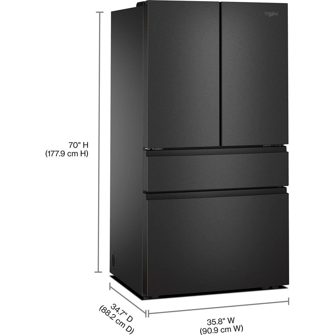 Whirlpool 36-inch French 4-Door Refrigerator WRMF3336SV IMAGE 4