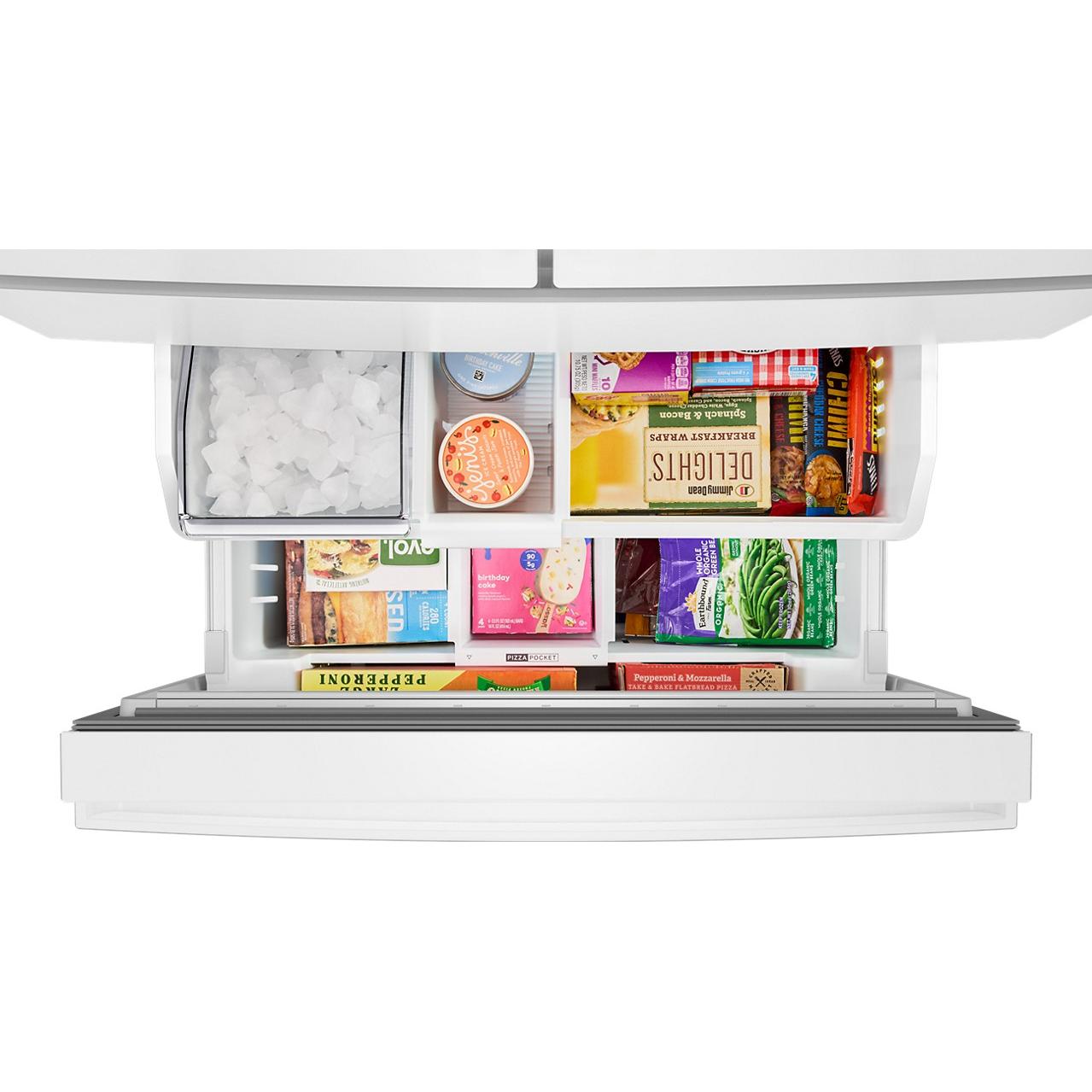 Whirlpool 36-inch French 4-Door Refrigerator WRMF3336SW IMAGE 8