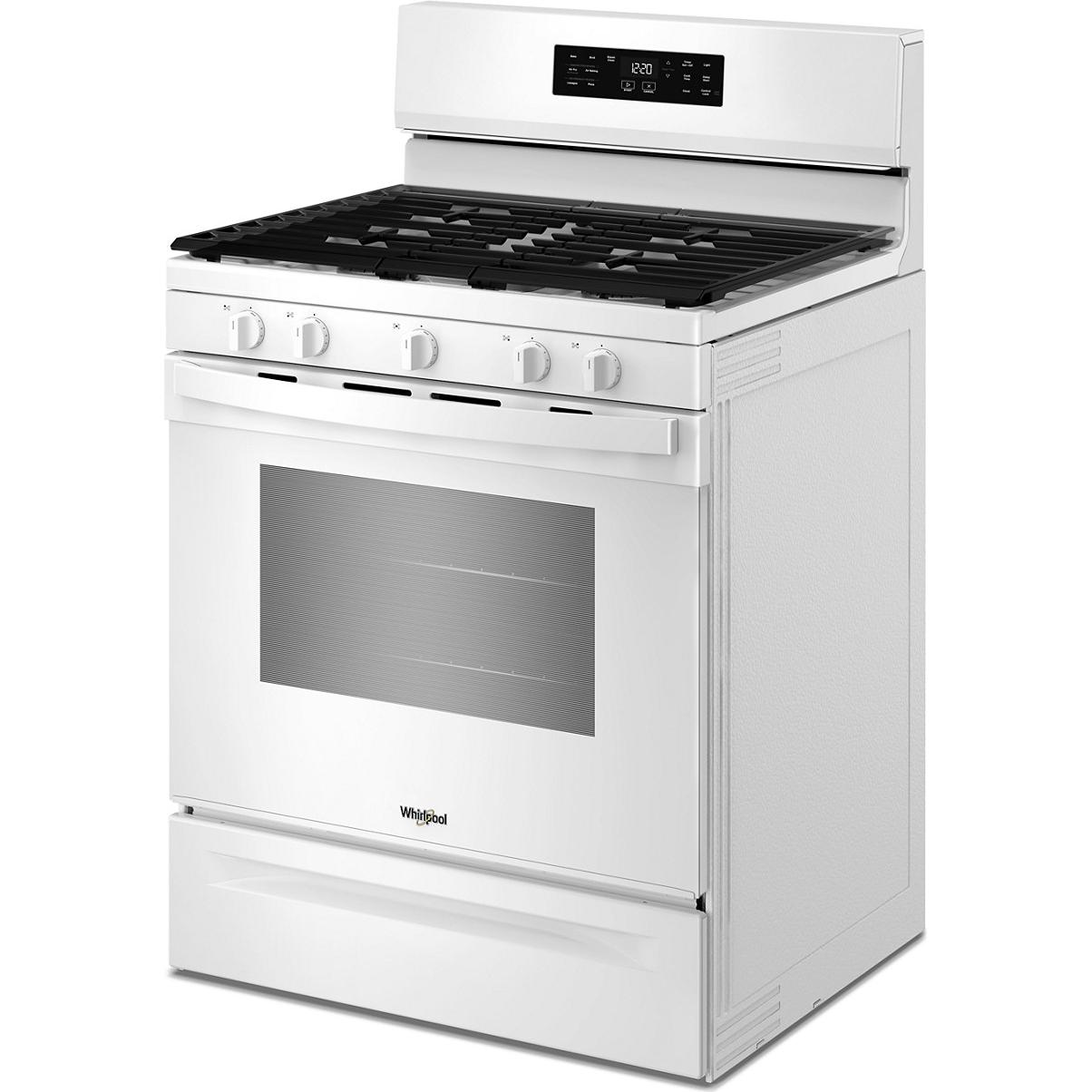 Whirlpool 30-inch Gas Range with Air Cooking Technology and Steam Clean WFGS4530SW IMAGE 5