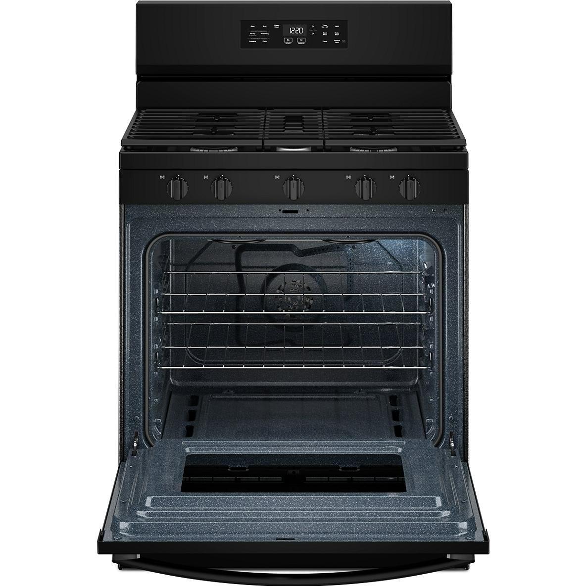Whirlpool 30-inch Gas Range with Air Cooking Technology and Steam Clean WFGS4530SB IMAGE 2