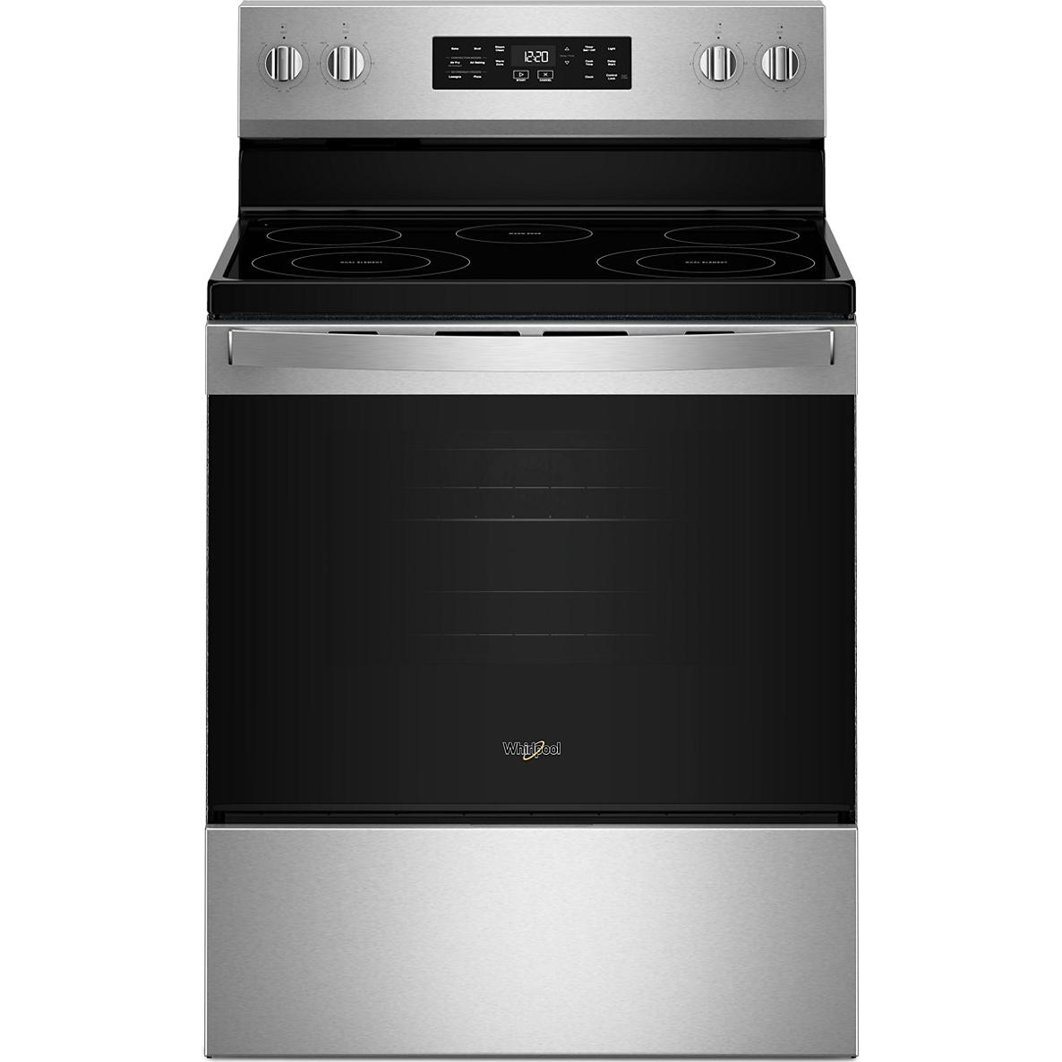 Whirlpool 30-inch Electric Range with Air Cooking Technology and Steam Clean YWFES4530SZ IMAGE 1