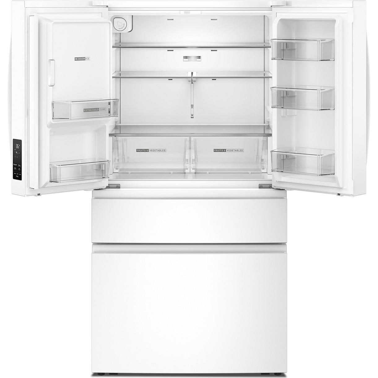 Whirlpool 36-inch French 4-Door Refrigerator with Water and Ice Dispensing System WRMF3636SW IMAGE 3
