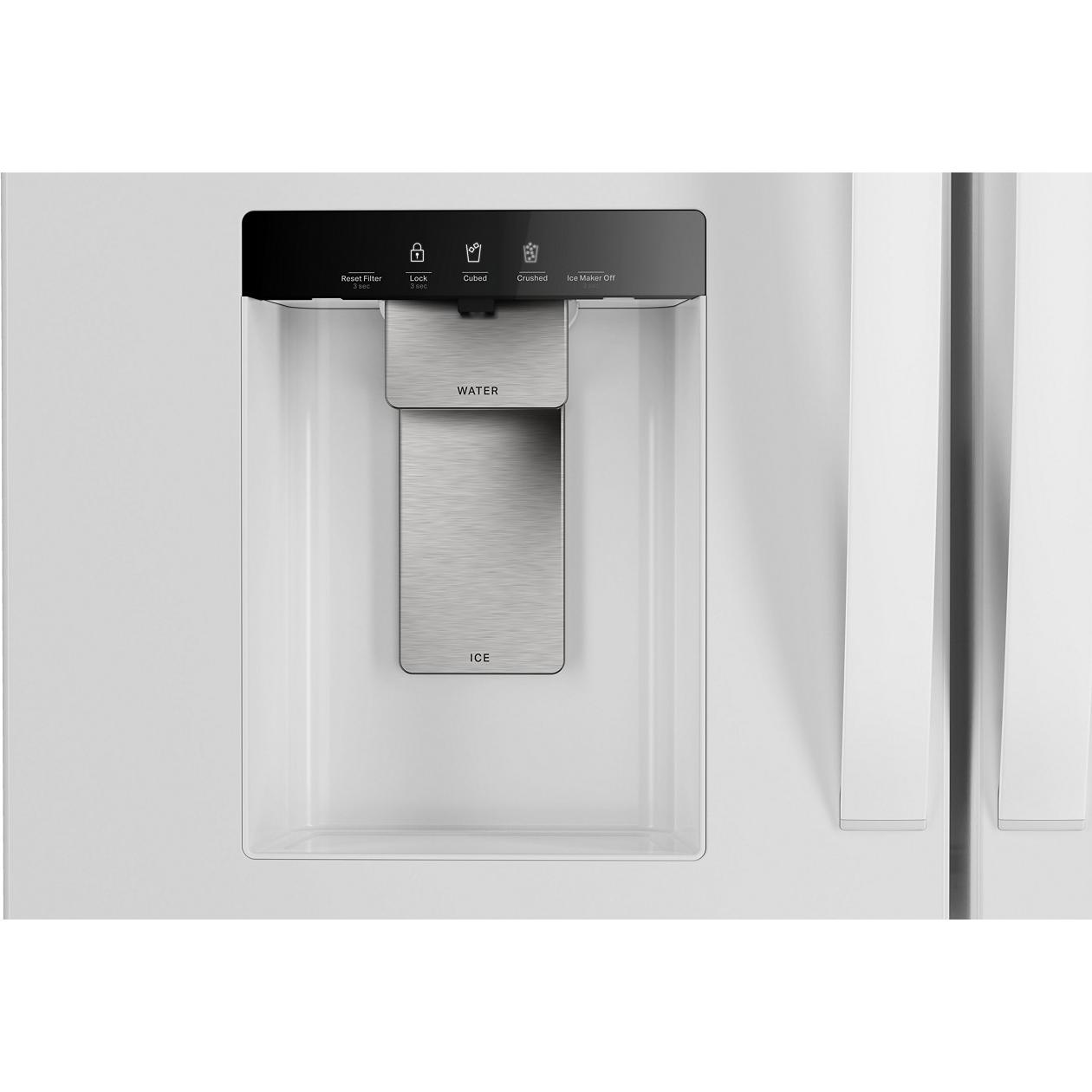 Whirlpool 36-inch French 4-Door Refrigerator with Water and Ice Dispensing System WRMF3636SW IMAGE 7