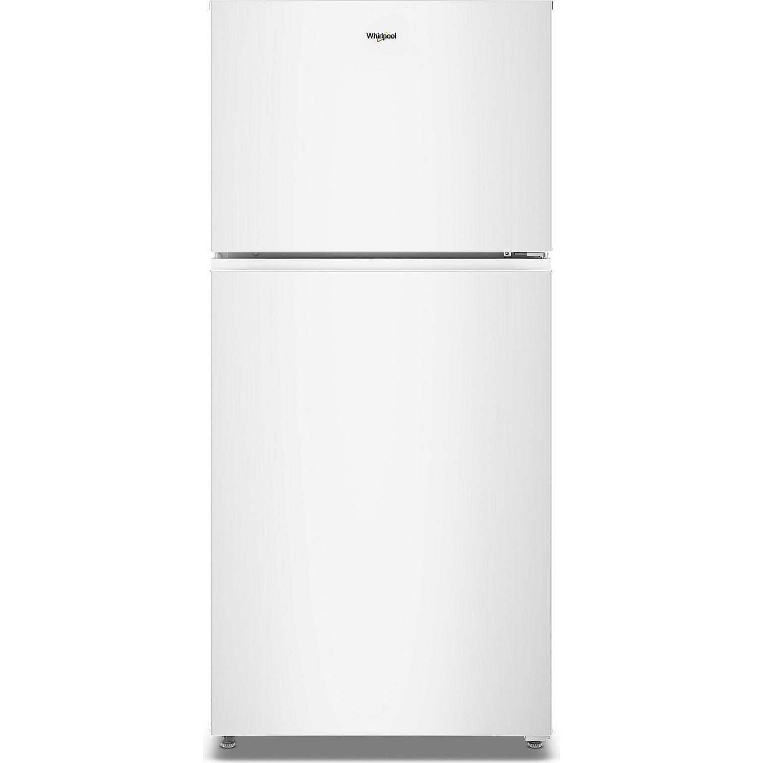 Whirlpool 29.5-inch, 19 Cu. Ft. Top Freezer Refrigerator with Total Coverage Cooling WRTX5419SW IMAGE 1
