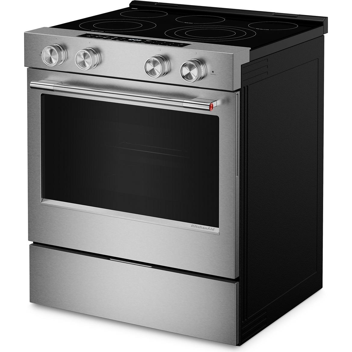KitchenAid 30-inch Slide-in Electric Range with Convection Cooking Modes YKSES530SPS IMAGE 11
