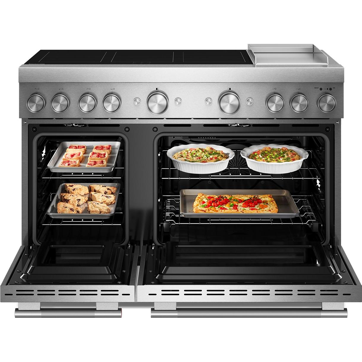 KitchenAid 48-inch Freestanding Induction Range with 6 Elements and Griddle KFID948SSS IMAGE 2