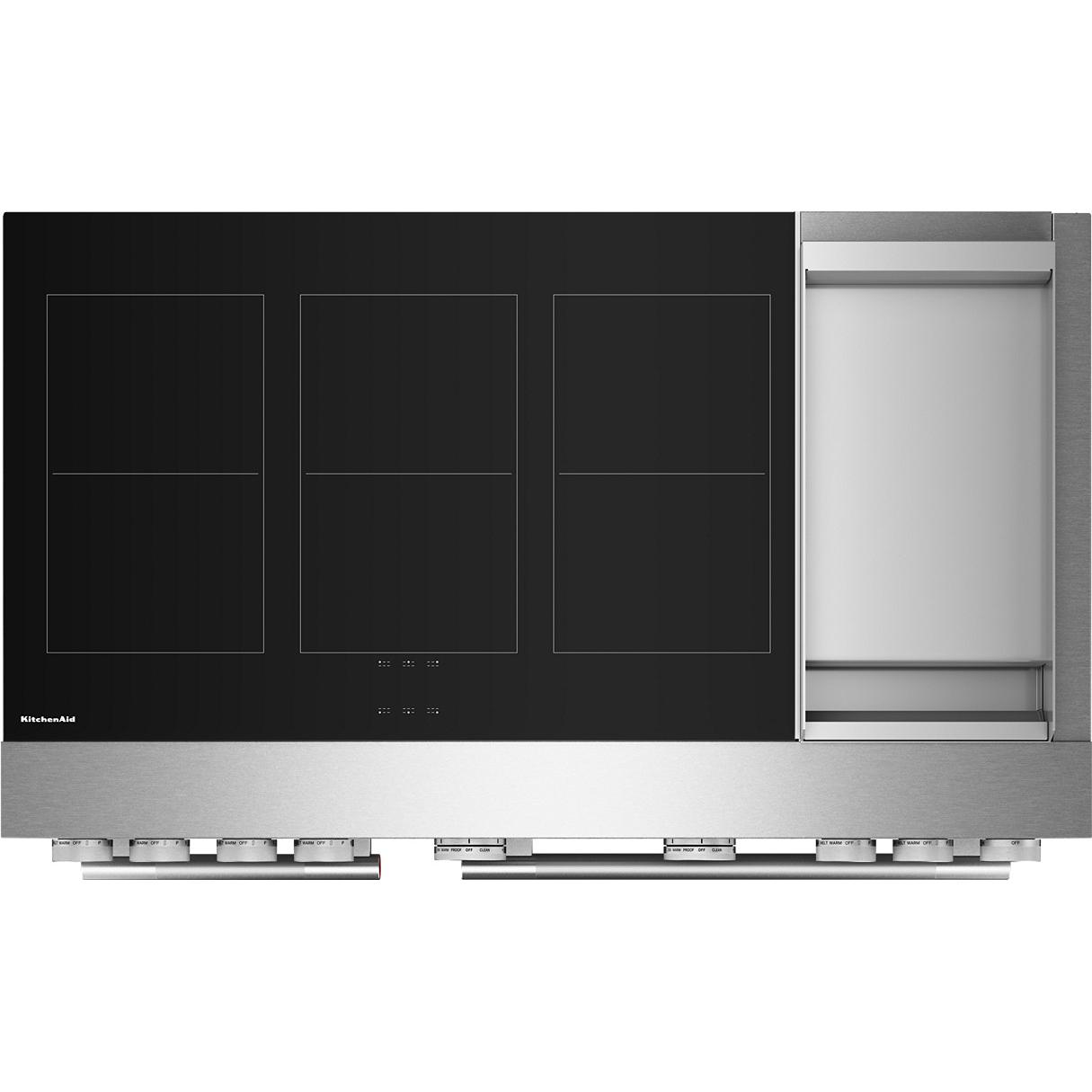 KitchenAid 48-inch Freestanding Induction Range with 6 Elements and Griddle KFID948SSS IMAGE 4