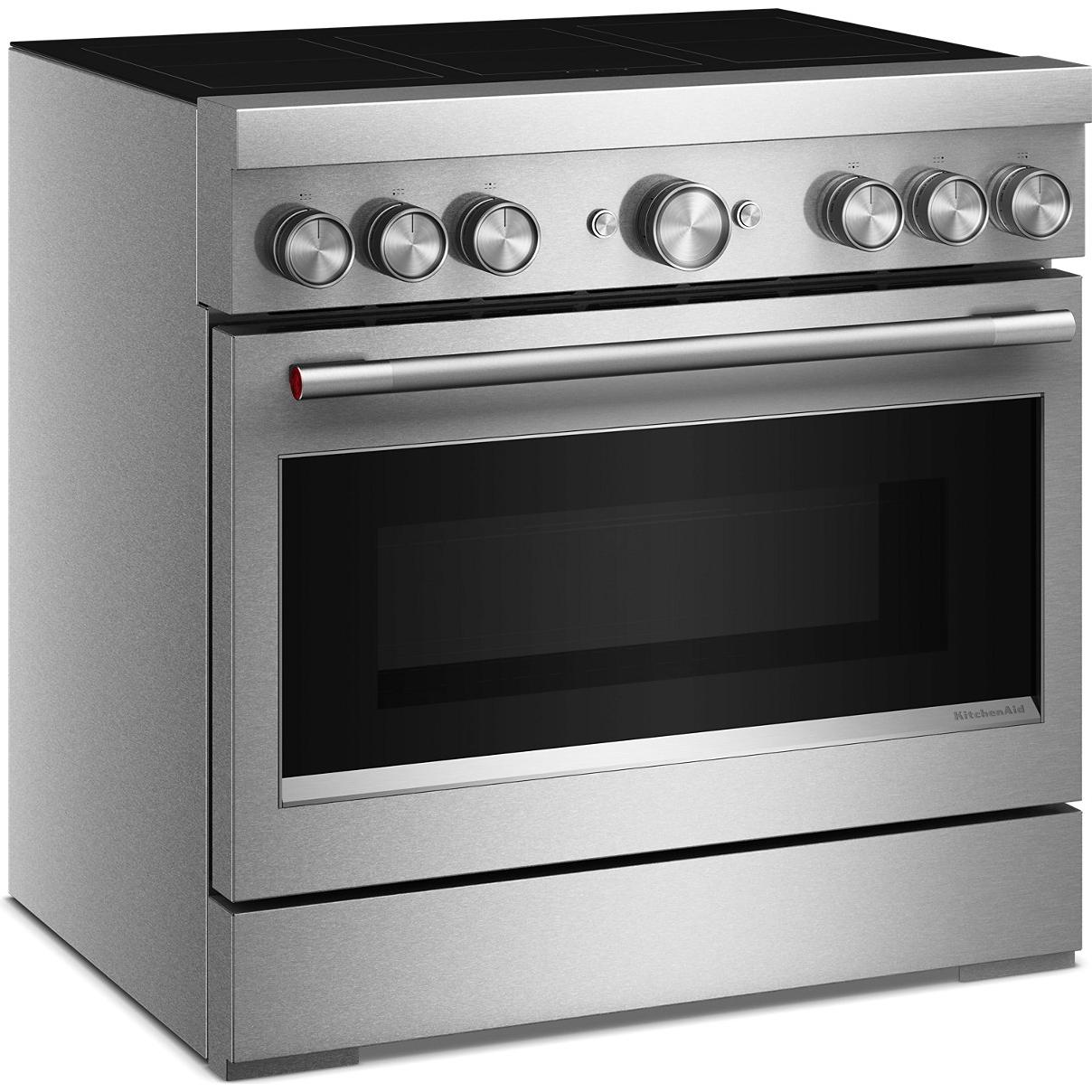 KitchenAid 36-inch Freestanding Induction Range with 6 Elements KFIS936SSS IMAGE 6