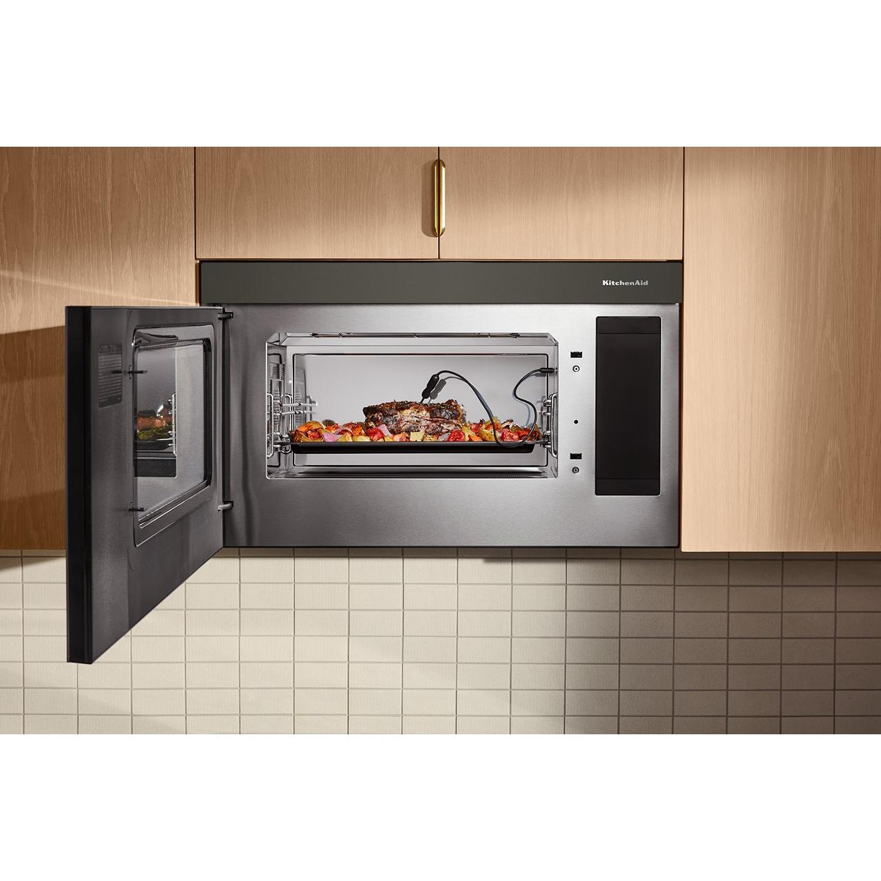 KitchenAid 30-inch, 1.1 cu. ft. Over-the-Range Microwave Oven with Air Fry Technology YKMMF730PBE IMAGE 7