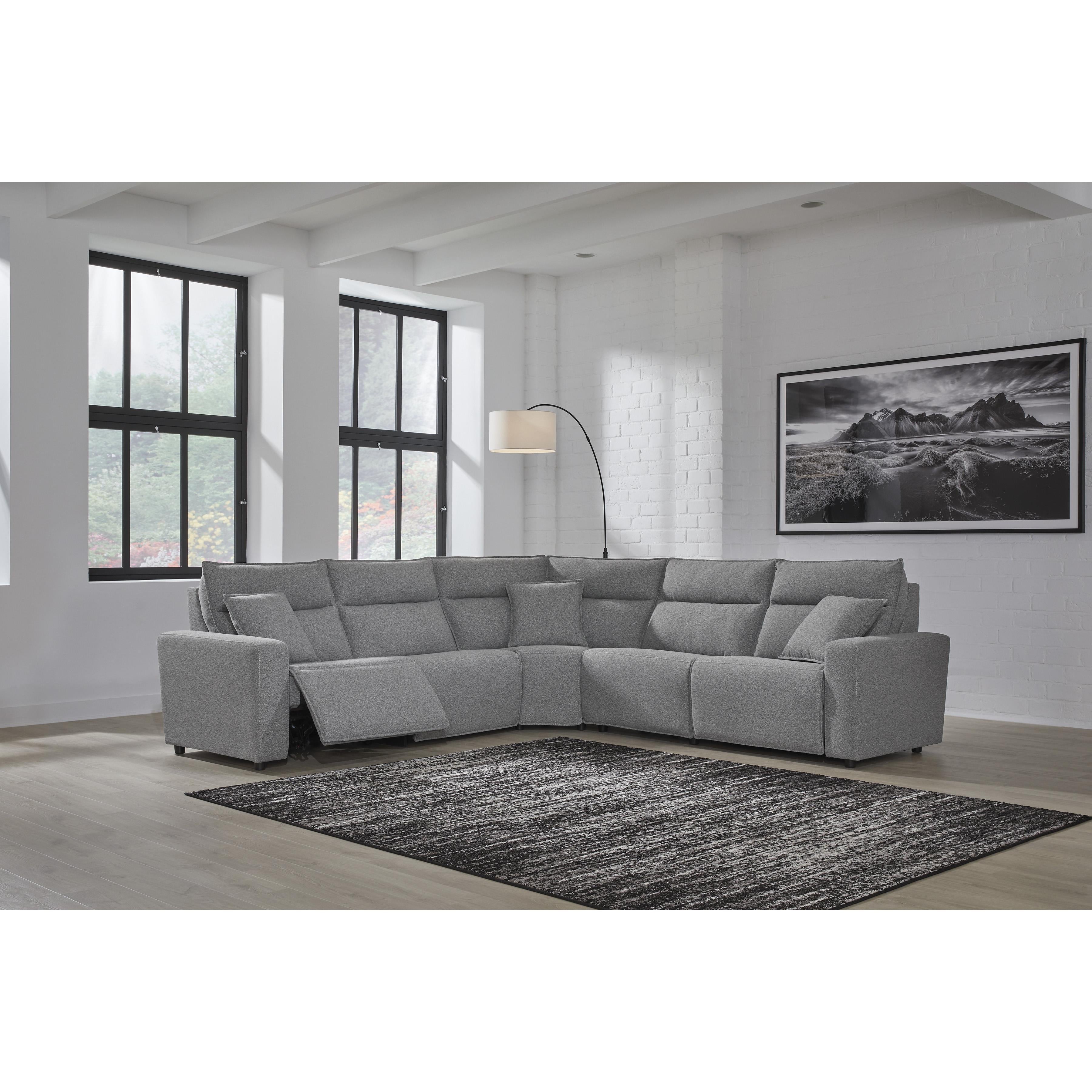 Signature Design by Ashley ModMax II 6590631 Power Armless Recliner with Adjustable Headrest IMAGE 6