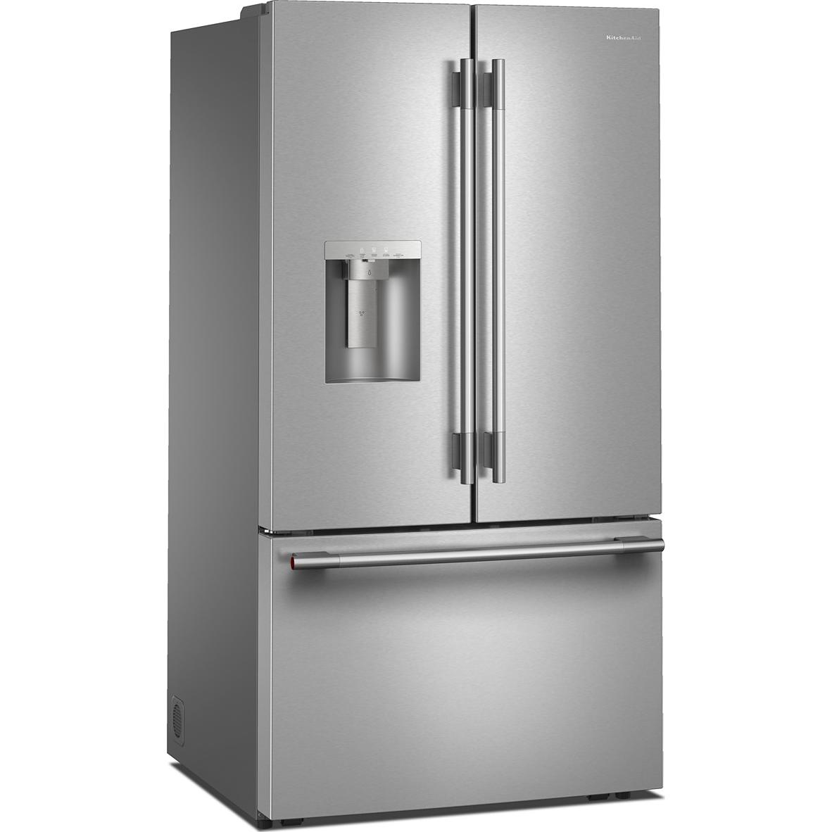 KitchenAid 36-inch French 3-Door Refrigerator with Water and Ice Dispensing System KRFF436SPS IMAGE 4