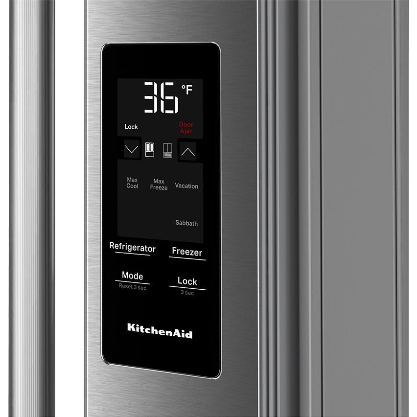 KitchenAid 36-inch French 3-Door Refrigerator with Water and Ice Dispensing System KRFF436SPS IMAGE 6