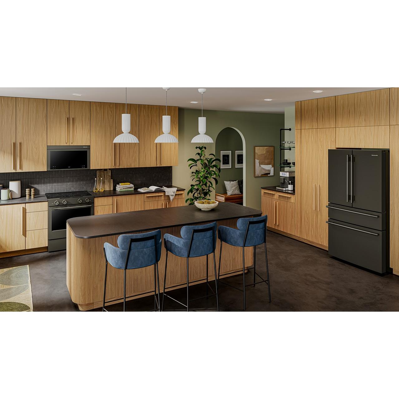 KitchenAid 36-inch French 3-Door Refrigerator with Water and Ice Dispensing System KRFF436SBE IMAGE 10