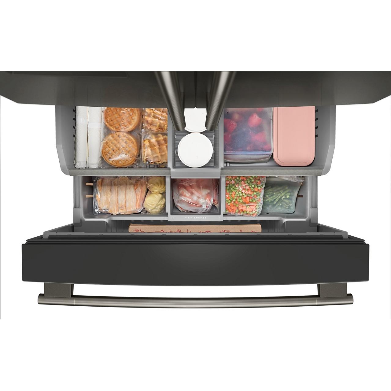 KitchenAid 36-inch French 3-Door Refrigerator with Water and Ice Dispensing System KRFF436SBE IMAGE 8