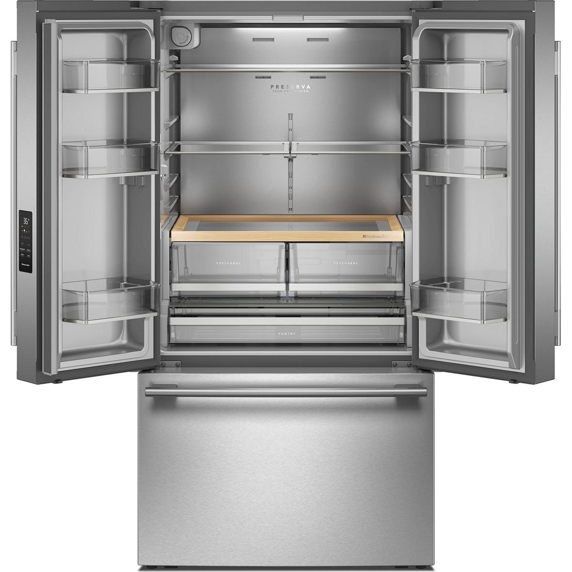KitchenAid 36-inch French 3-Door Refrigerator KRFF336SPS IMAGE 2