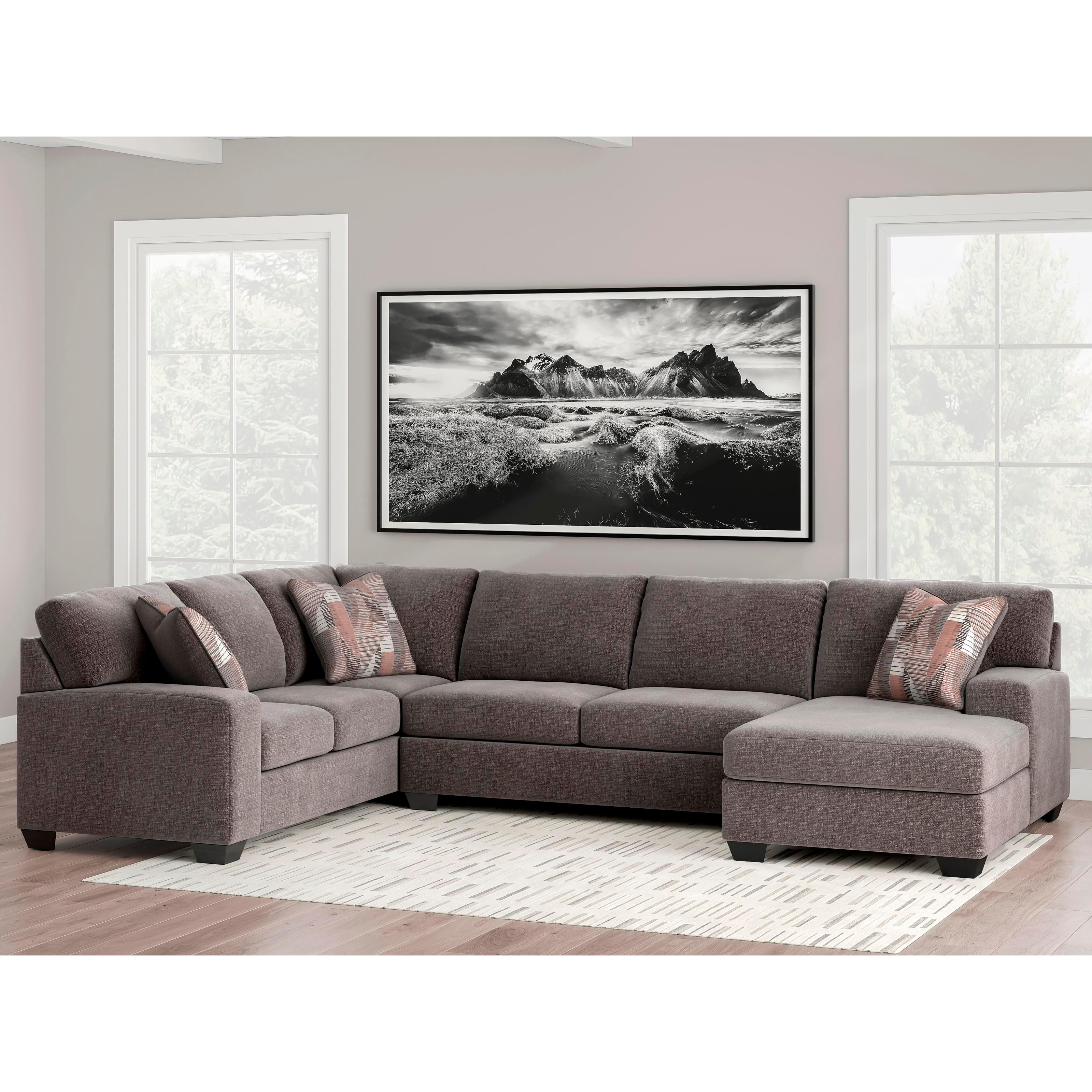 Signature Design by Ashley Seyler Lane 48405S2 3 pc Sectional with Chaise IMAGE 3
