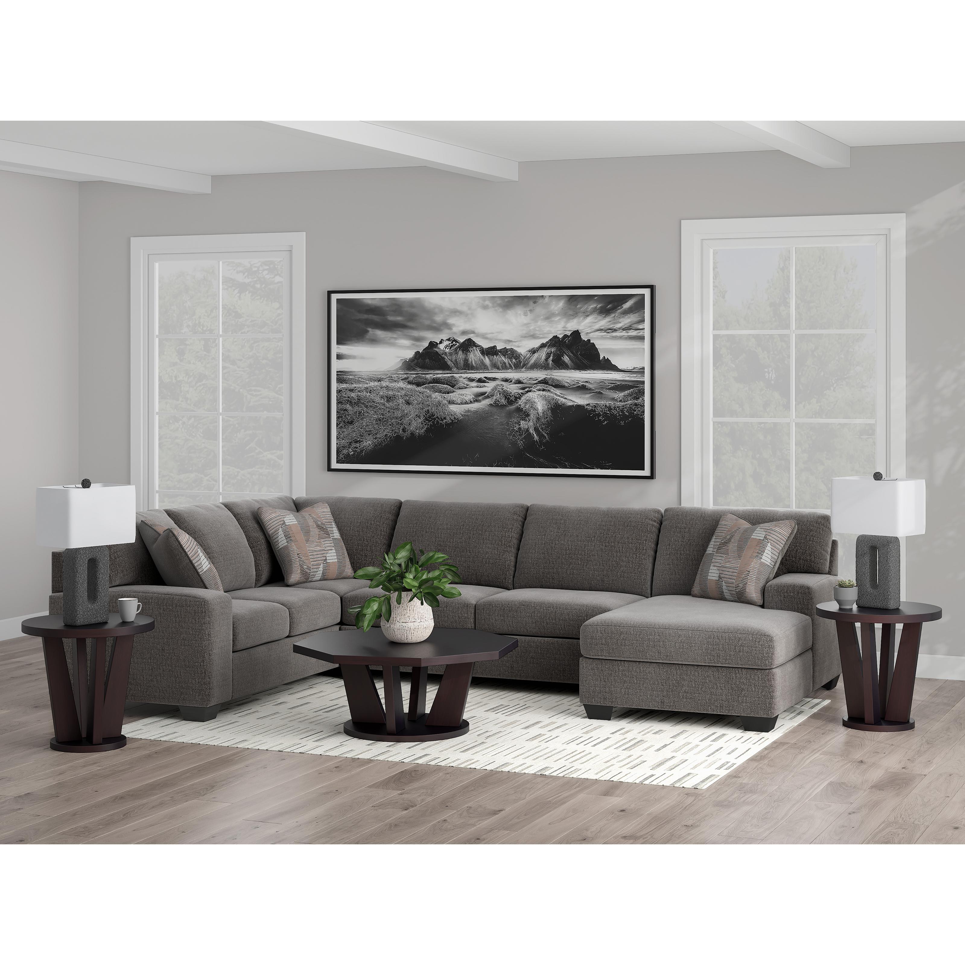Signature Design by Ashley Seyler Lane 48405S2 3 pc Sectional with Chaise IMAGE 4