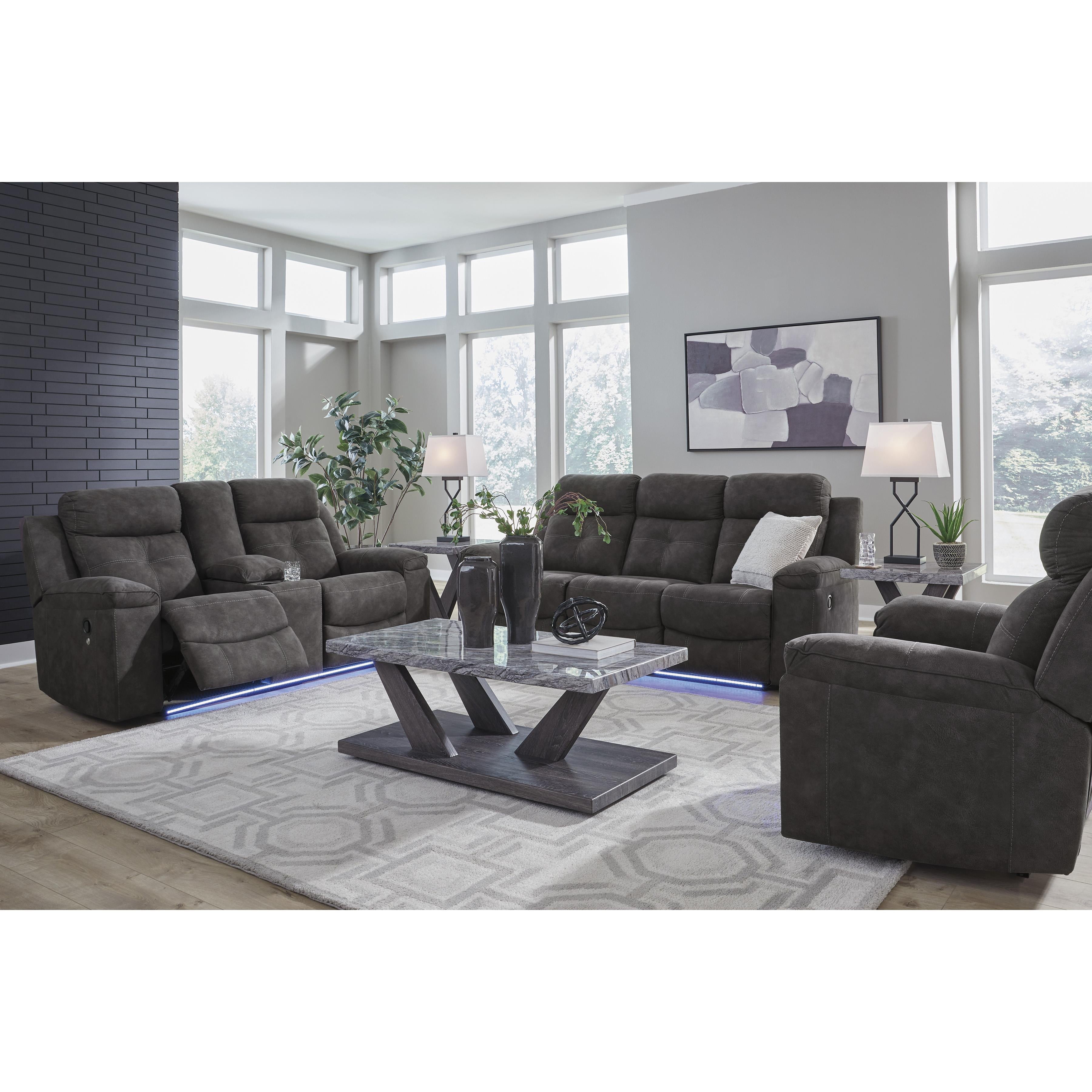 Benchcraft Brysonview 6360594 Double Reclining Loveseat with Console IMAGE 13