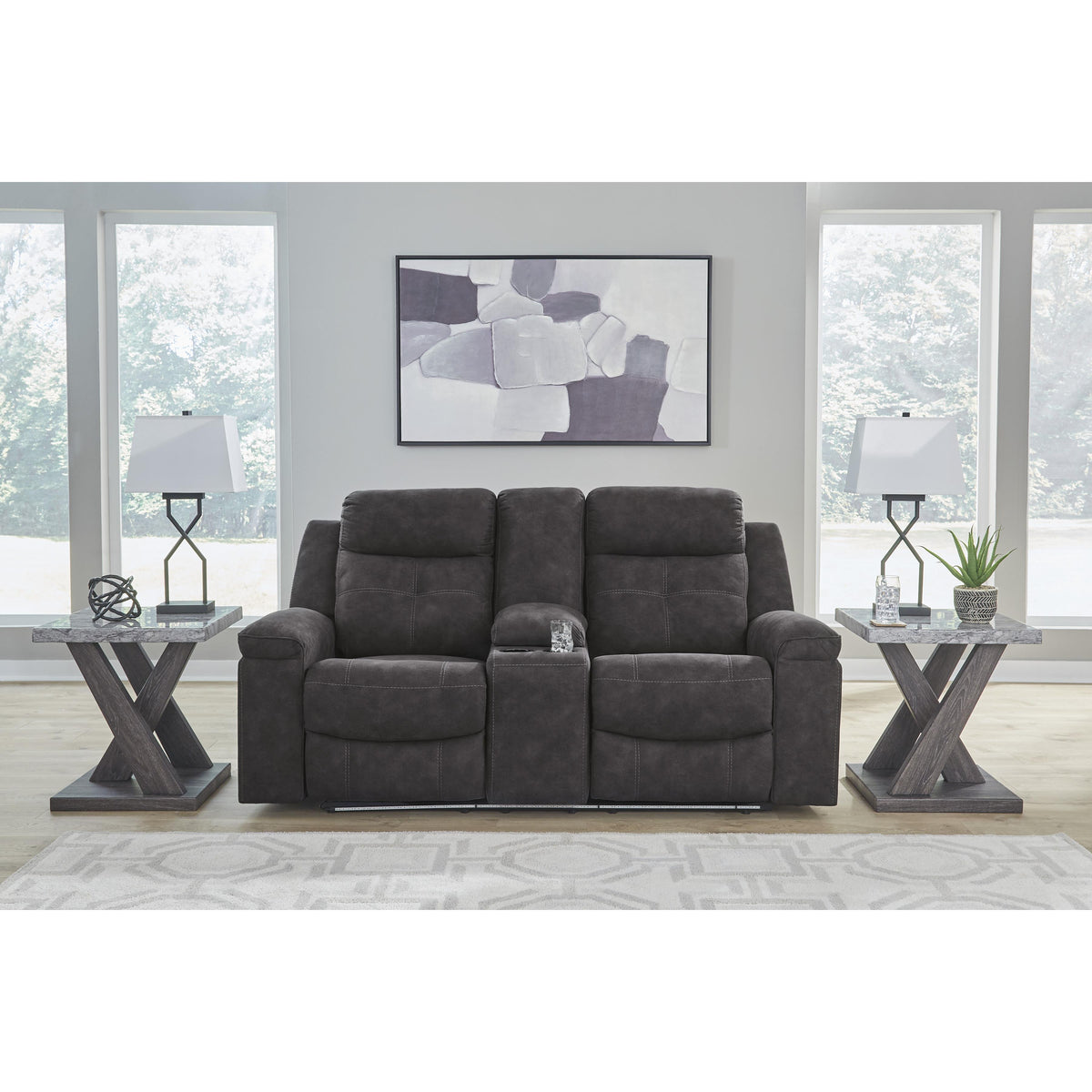 Benchcraft Brysonview 6360594 Double Reclining Loveseat with Console IMAGE 6