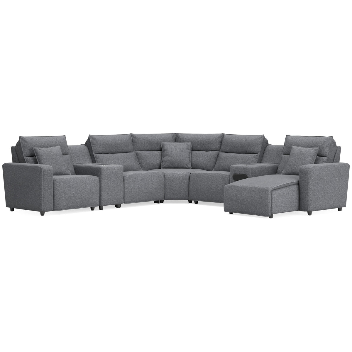 Signature Design by Ashley ModMax II 65906S45 7 pc Power Reclining Sectional with Chaise IMAGE 1