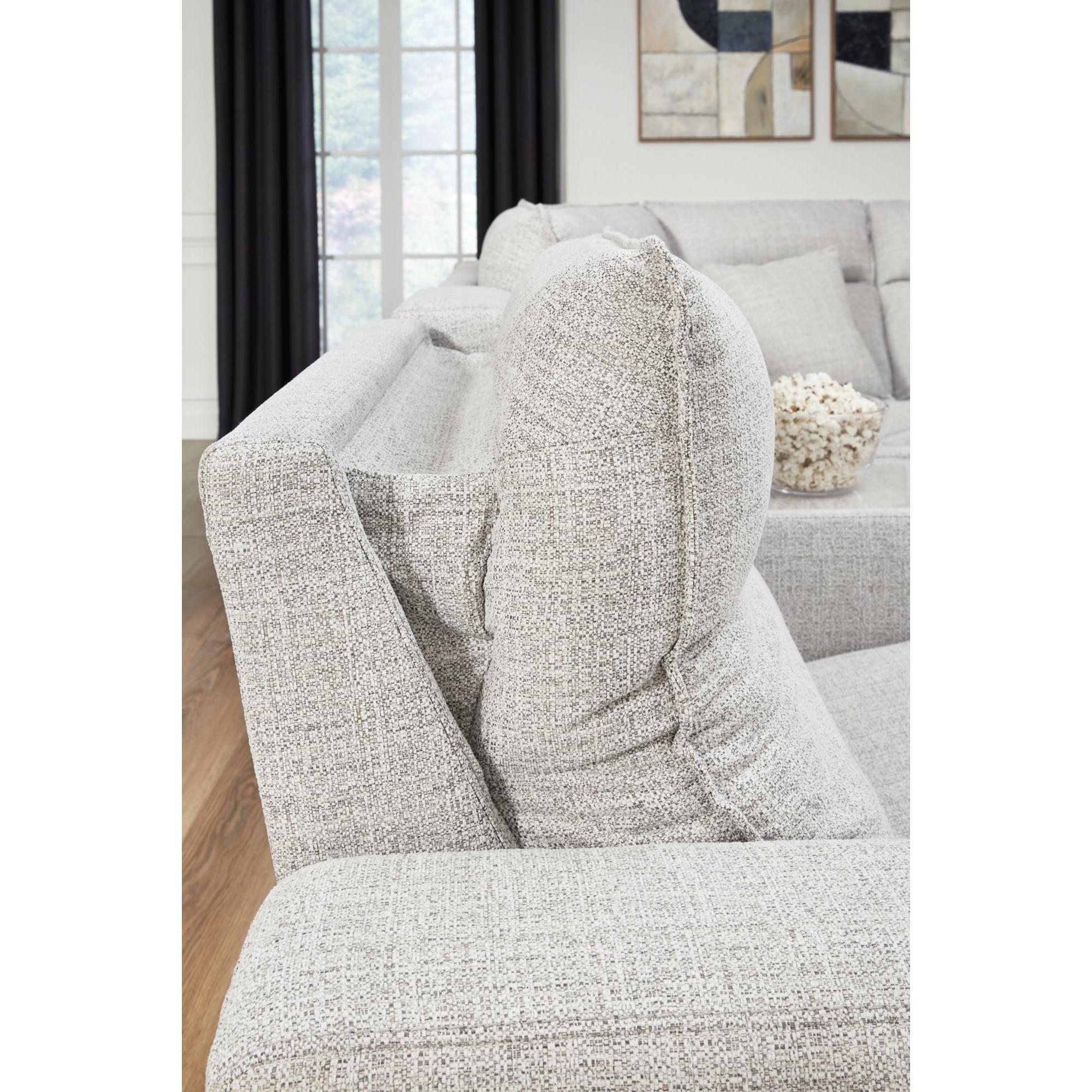 Signature Design by Ashley ModMax II 65907S20 7 pc Power Reclining Sectional with Chaise and Audio Consoles IMAGE 2