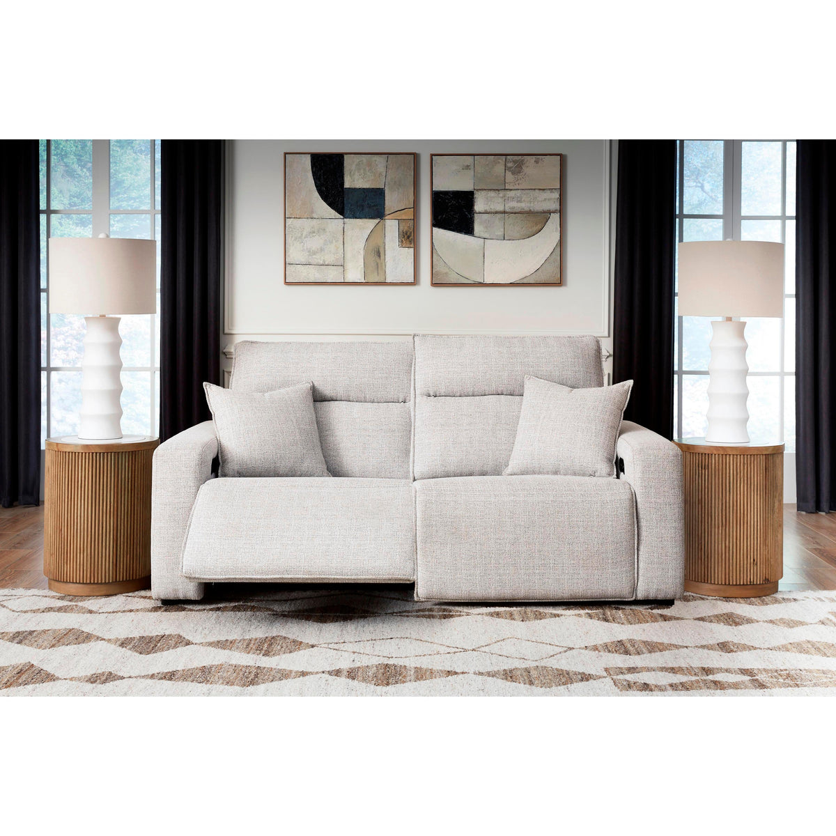 Signature Design by Ashley ModMax II 65907S21 2 pc Reclining Loveseat IMAGE 2