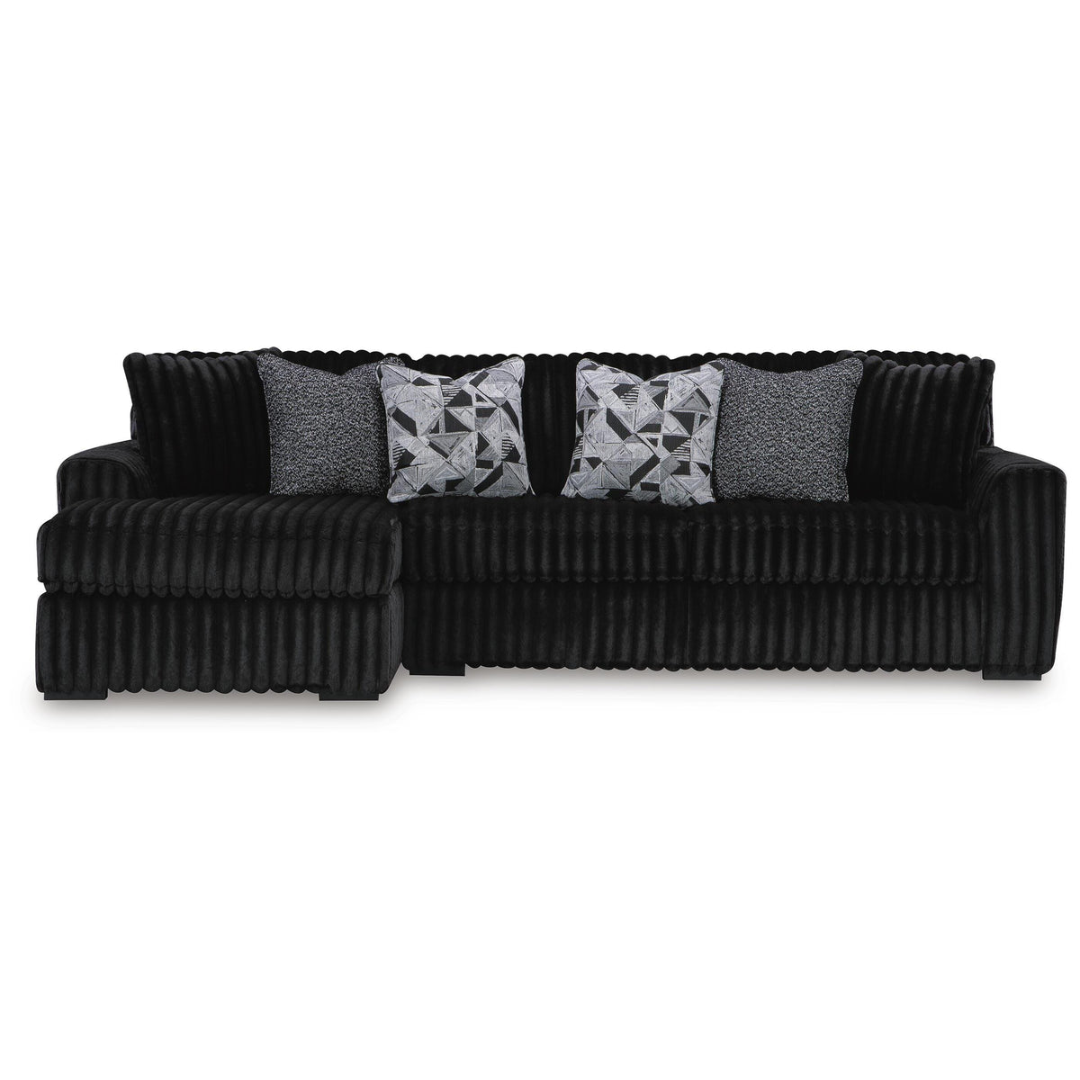 Signature Design by Ashley Midnight-Madness 98103S15 3 pc Sectional with Chaise IMAGE 1