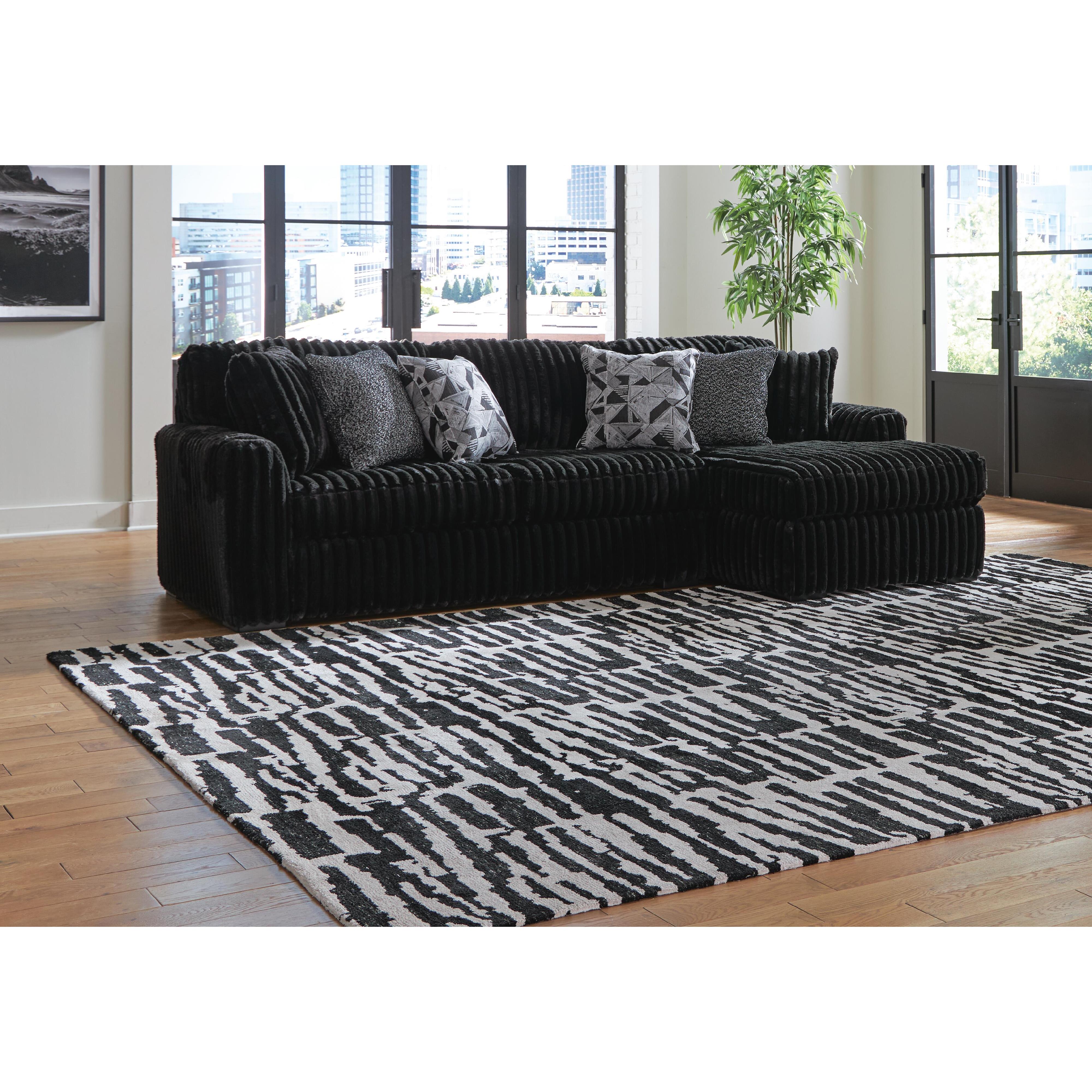 Signature Design by Ashley Midnight-Madness 98103S16 3 pc Sectional with Chaise IMAGE 3
