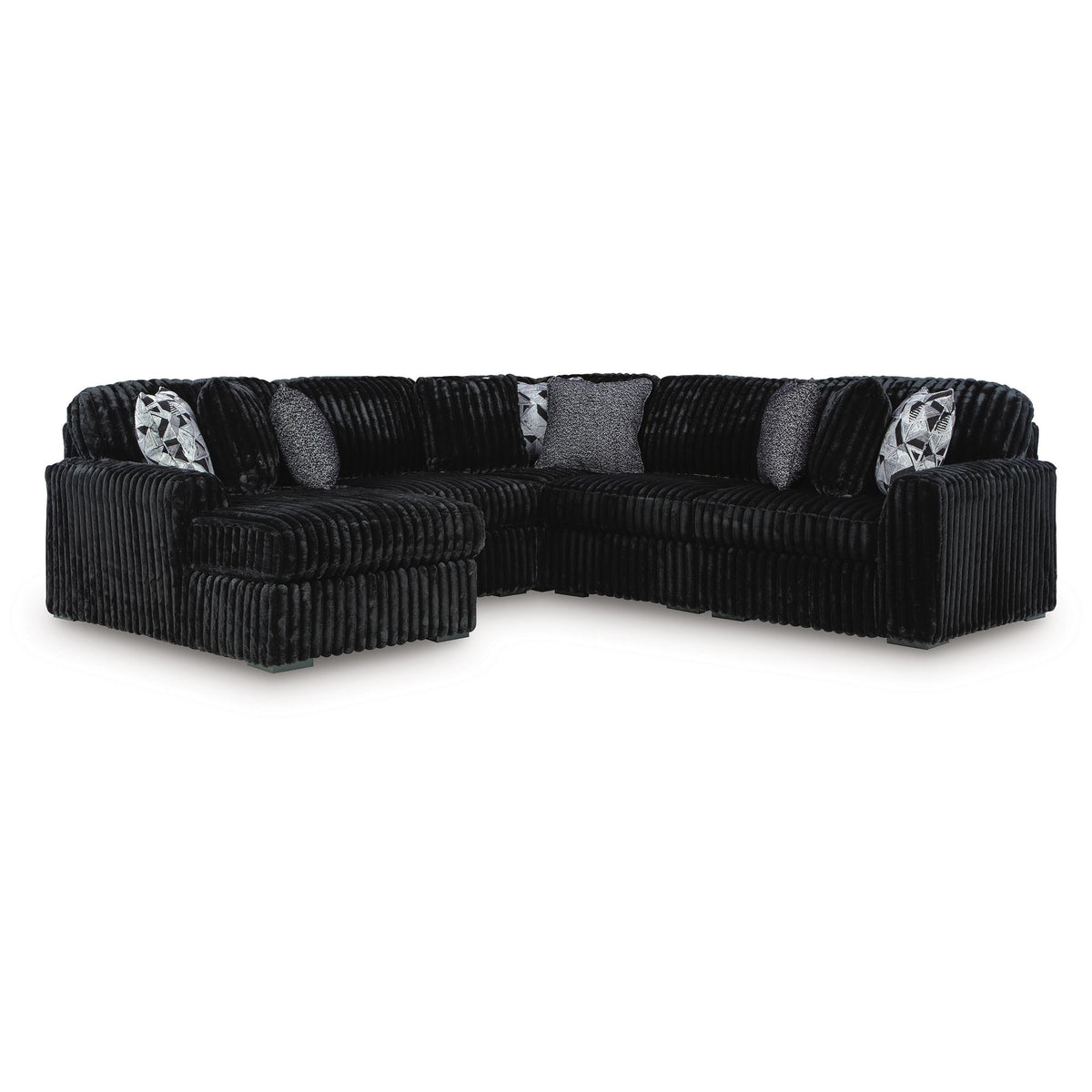 Signature Design by Ashley Midnight-Madness 98103S21 5 pc Sectional with Chaise IMAGE 1