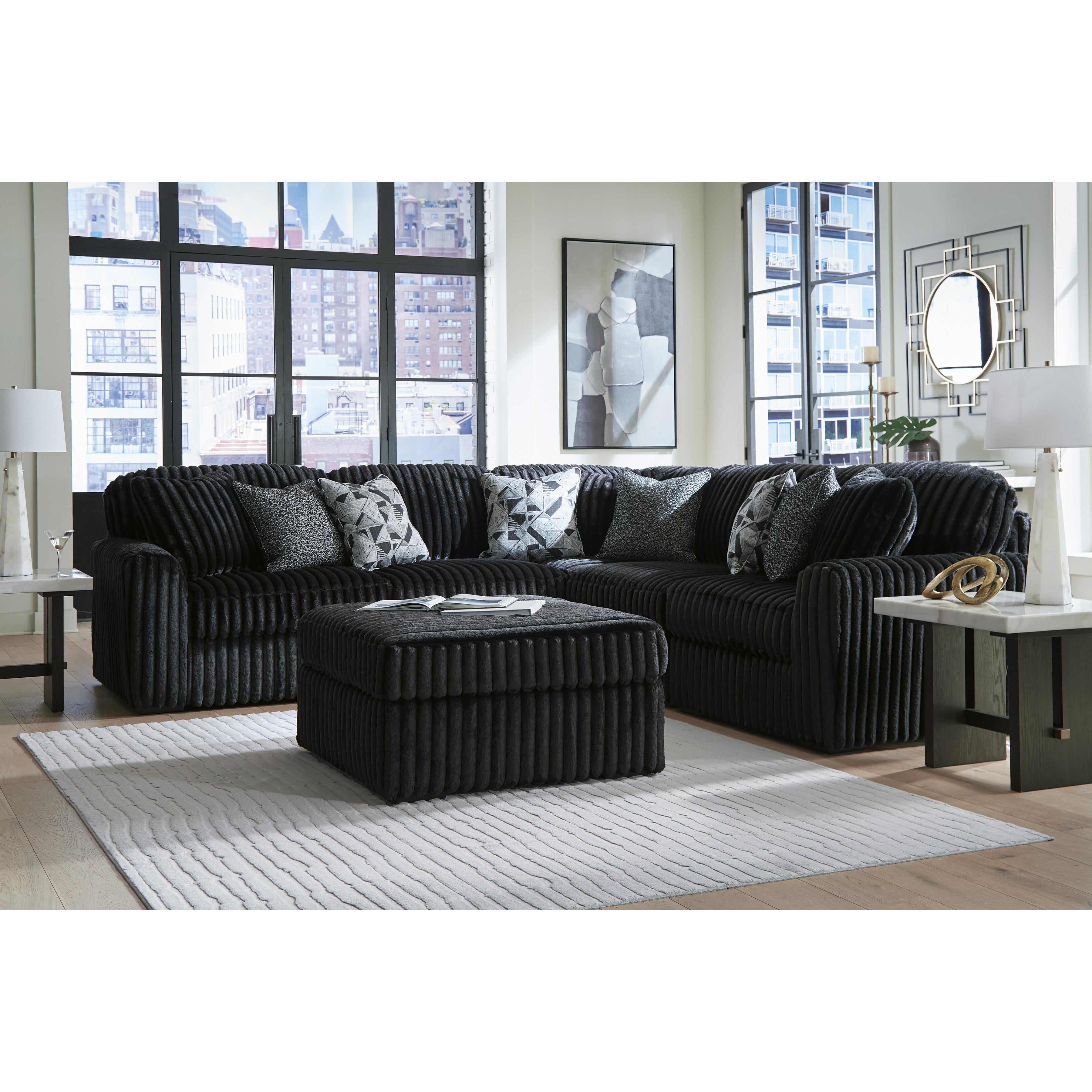 Signature Design by Ashley Midnight-Madness 98103S26 5 pc Sectional IMAGE 5