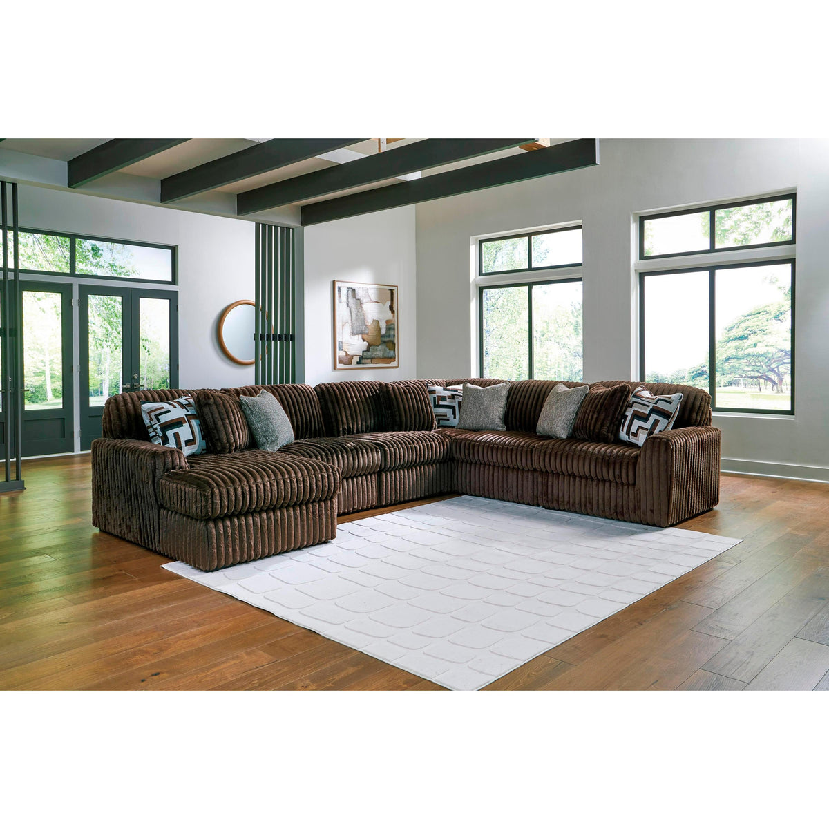 Signature Design by Ashley Midnight-Madness 98104S23 6 pc Sectional with Chaise IMAGE 2