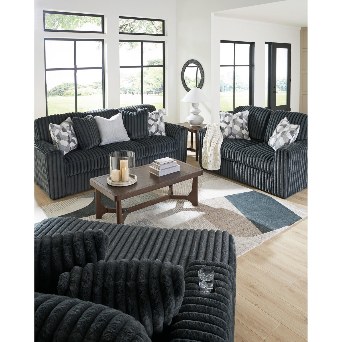 Signature Design by Ashley Midnight-Madness 9810515 Oversized Chaise IMAGE 4