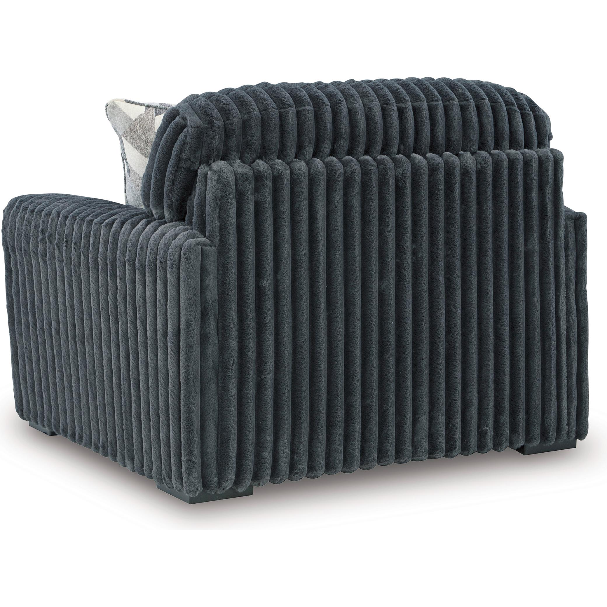 Signature Design by Ashley Midnight-Madness 9810523 Chair and a Half IMAGE 3