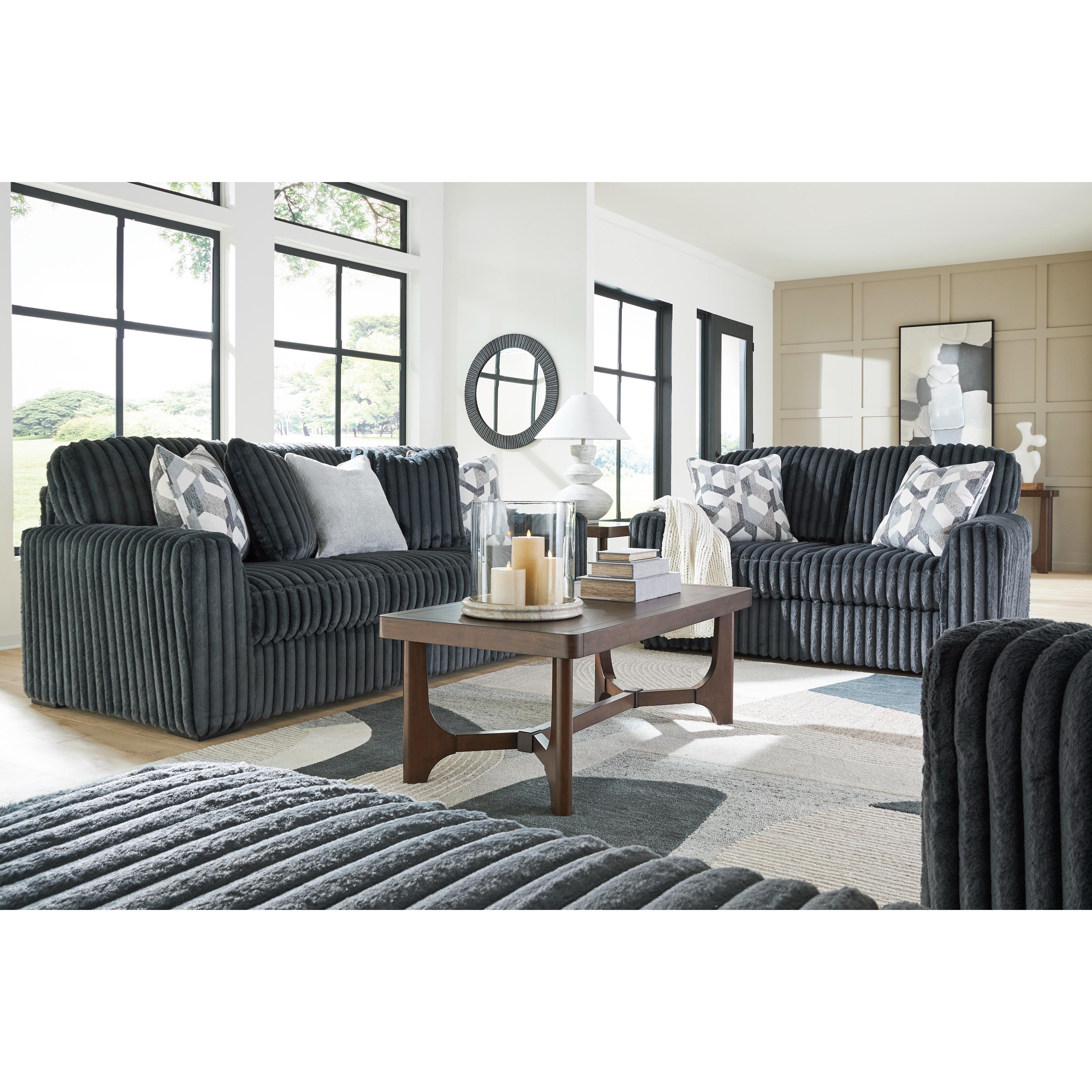 Signature Design by Ashley Midnight-Madness 9810523 Chair and a Half IMAGE 7