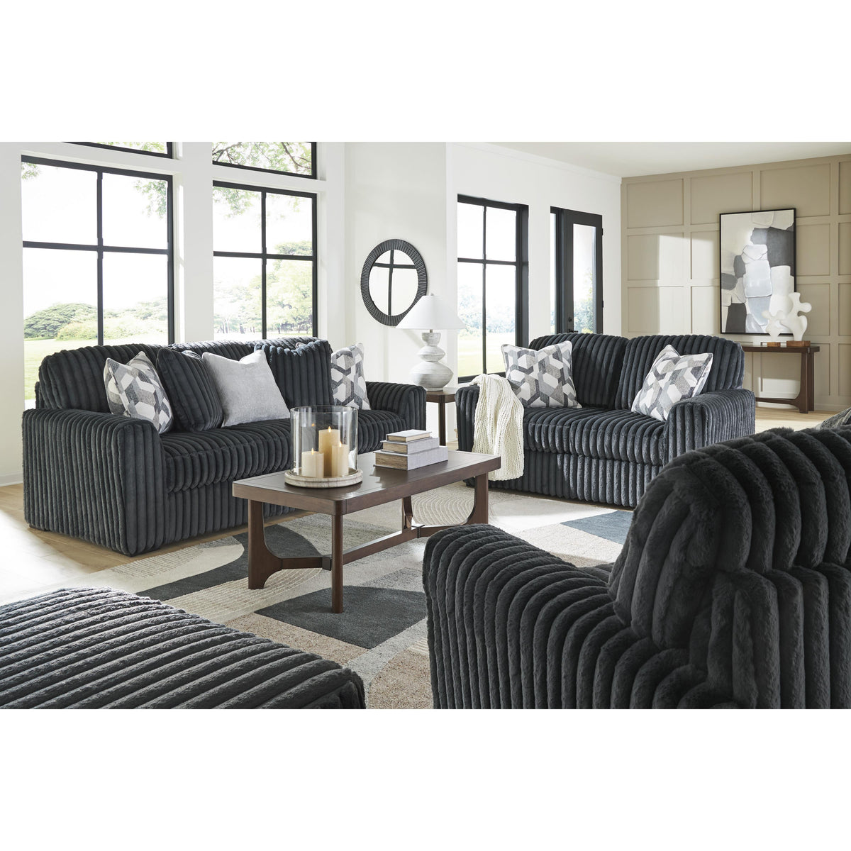 Signature Design by Ashley Midnight-Madness 9810523 Chair and a Half IMAGE 8