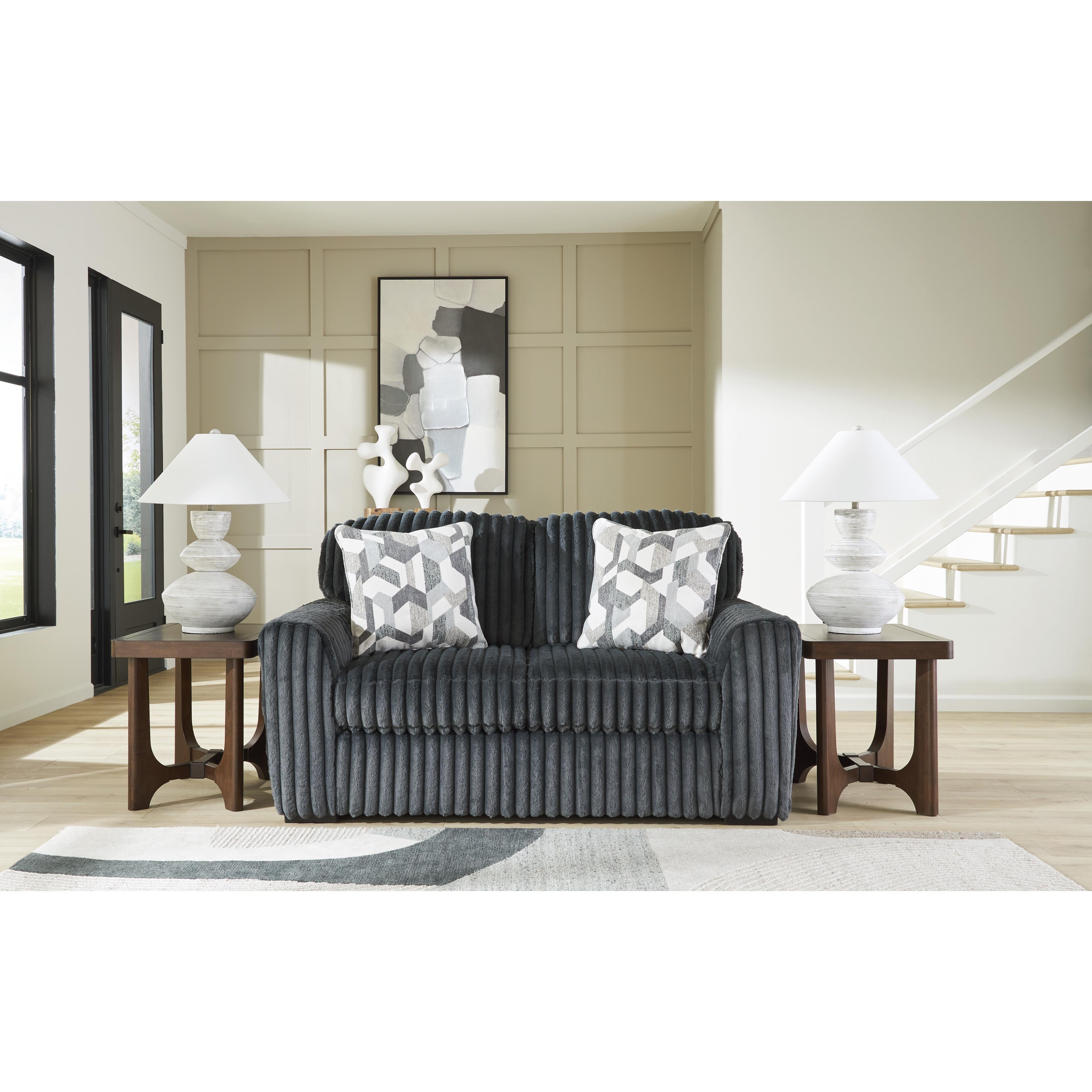 Signature Design by Ashley Midnight-Madness 9810535 Loveseat IMAGE 4