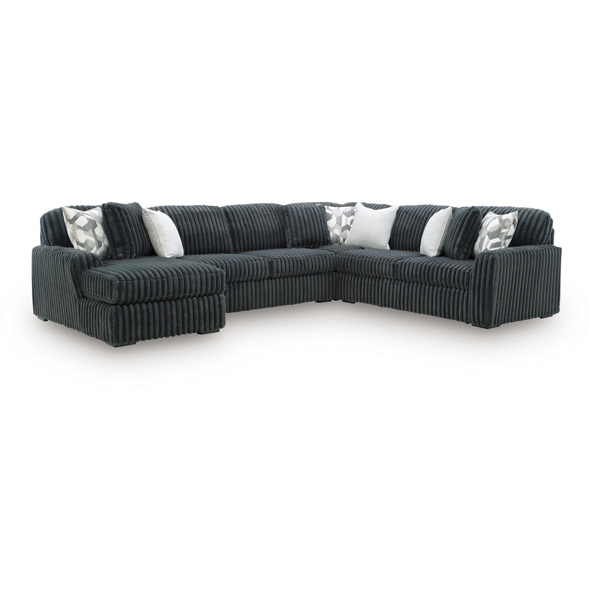 Signature Design by Ashley Midnight-Madness 98105S1 4 pc Sectional with Chaise IMAGE 1
