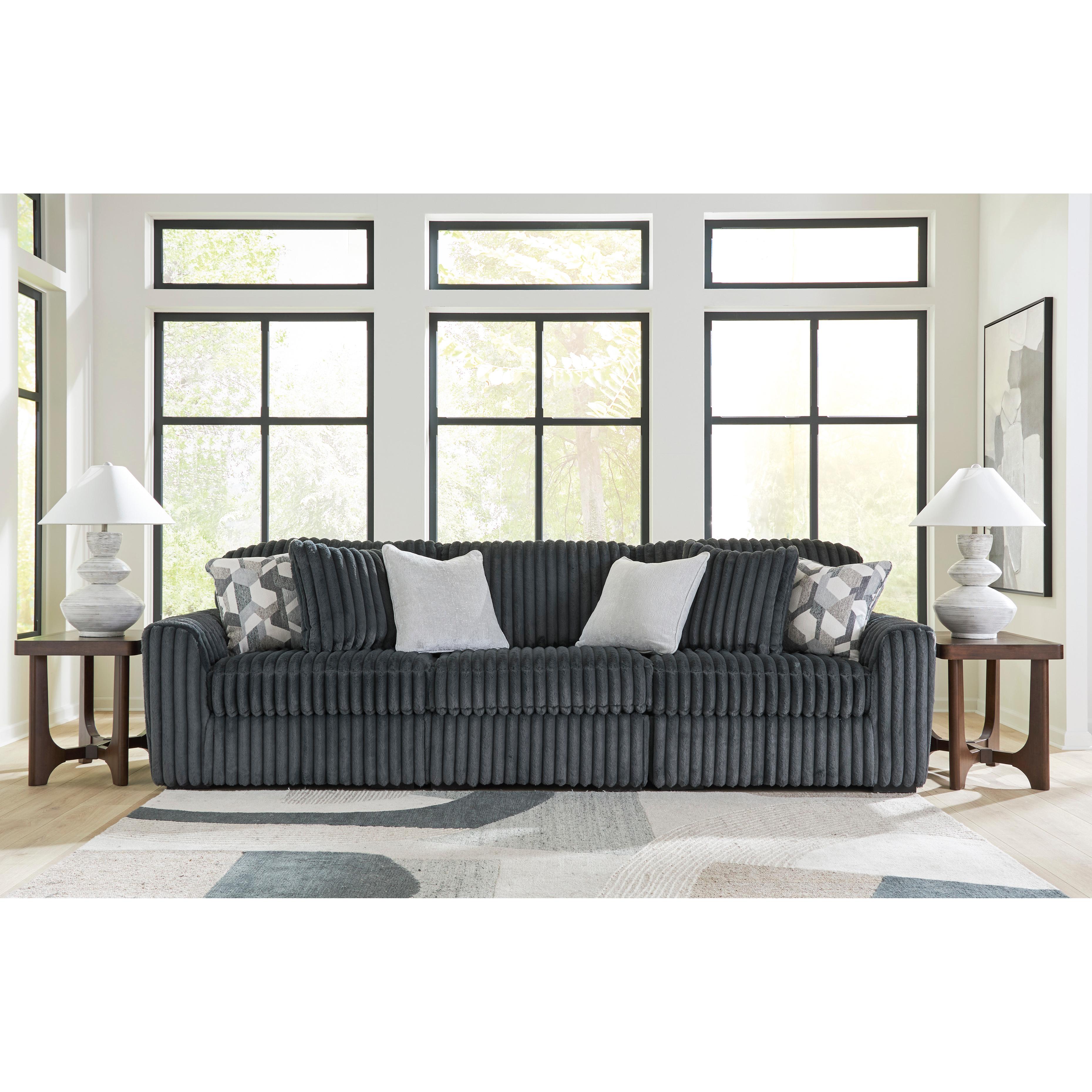 Signature Design by Ashley Midnight-Madness 98105S14 3 pc Sectional Sofa IMAGE 1