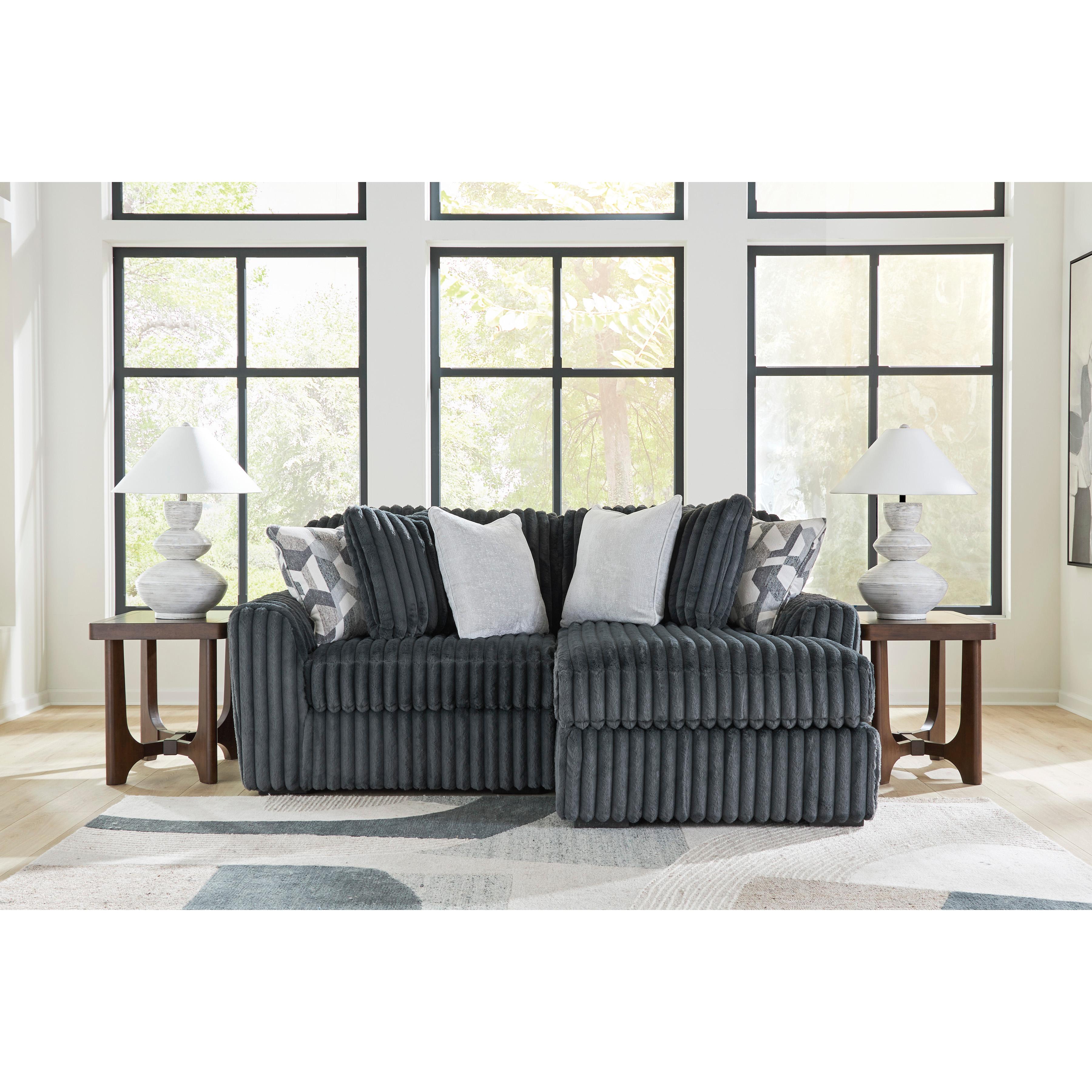 Signature Design by Ashley Midnight-Madness 98105S16 2 pc Sectional with Chaise IMAGE 1