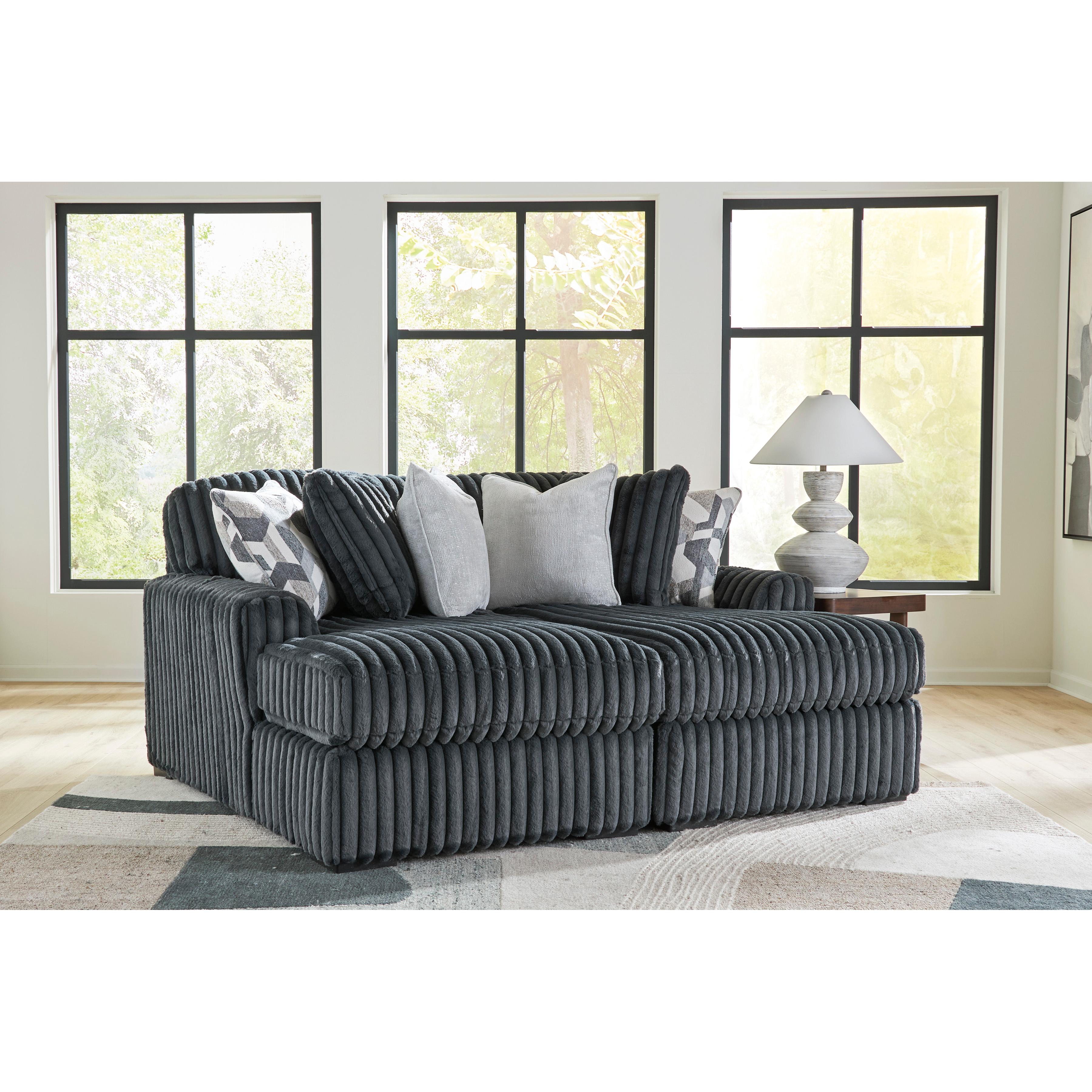 Signature Design by Ashley Midnight-Madness 98105S6 Super Chaise IMAGE 1