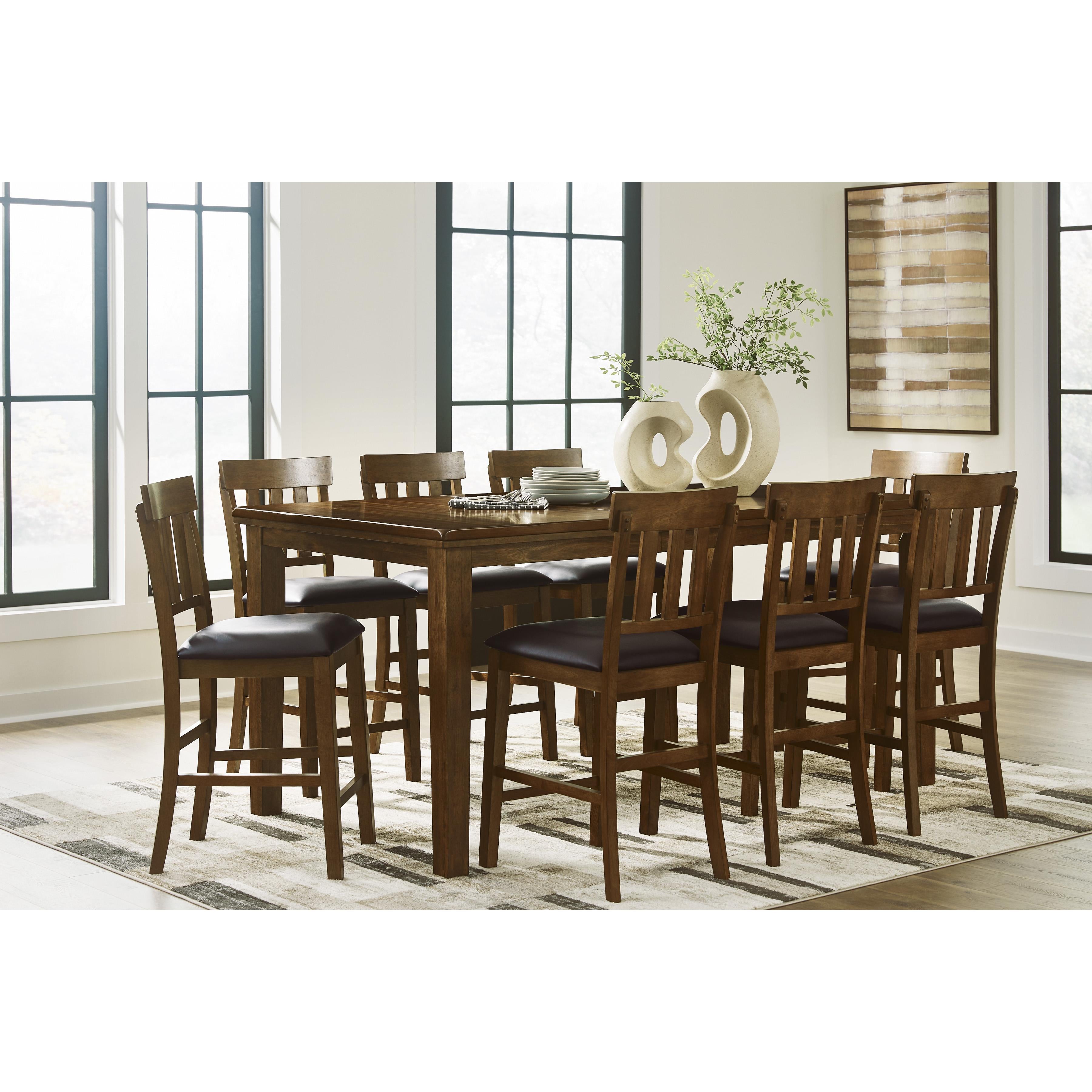 Signature Design by Ashley Ralene D594-32 Dining Room Counter Butterfly Extension Table IMAGE 11
