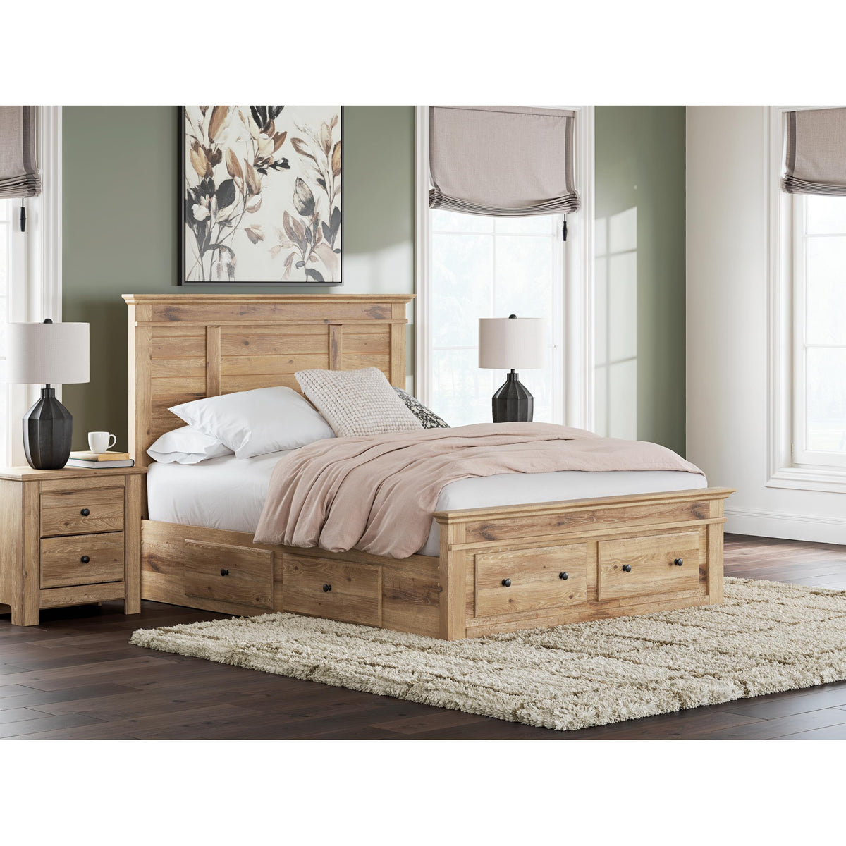 Signature Design by Ashley Makidern PCB1170B11 Queen Panel Storage Bed IMAGE 2