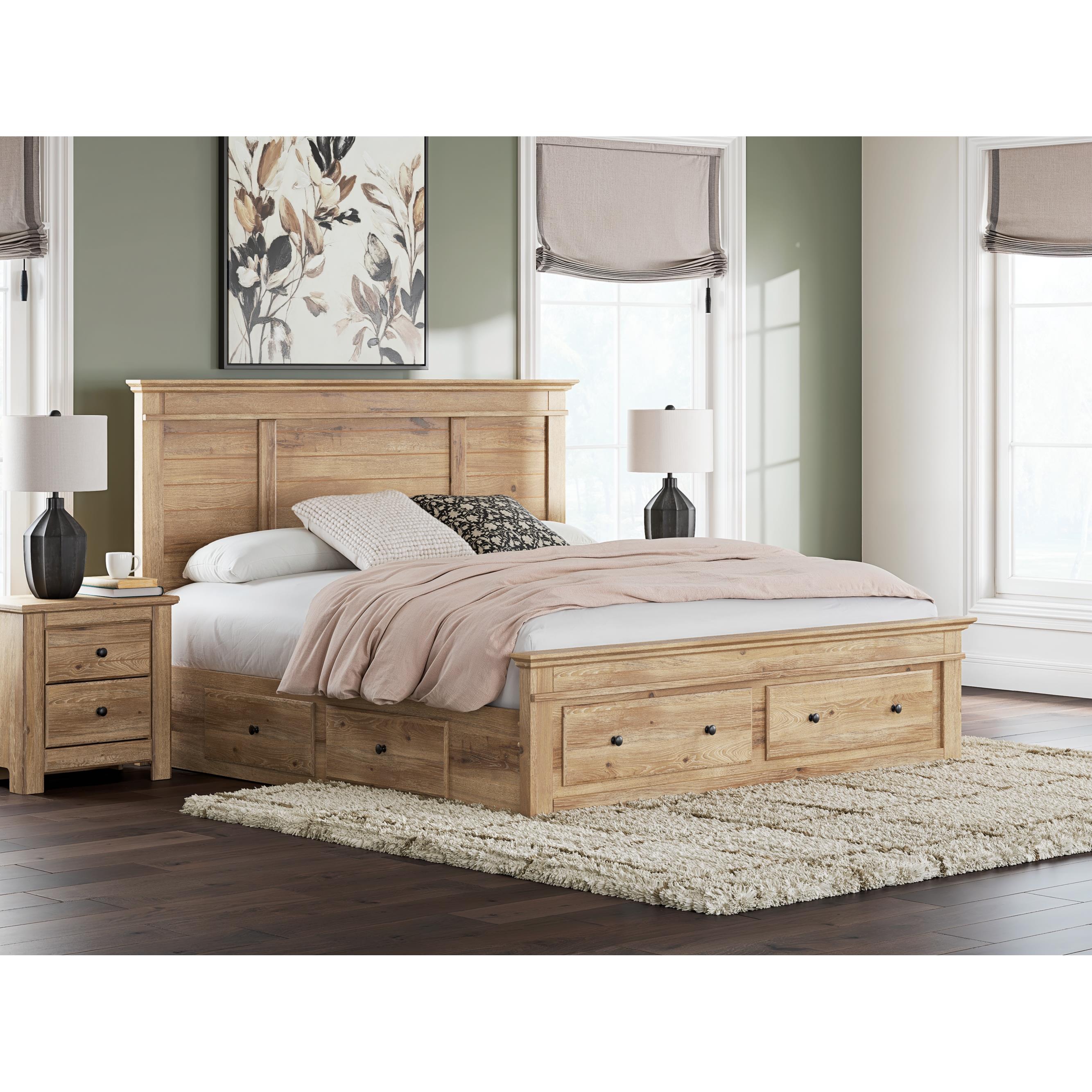 Signature Design by Ashley Makidern PCB1170B15 King Panel Storage Bed IMAGE 2