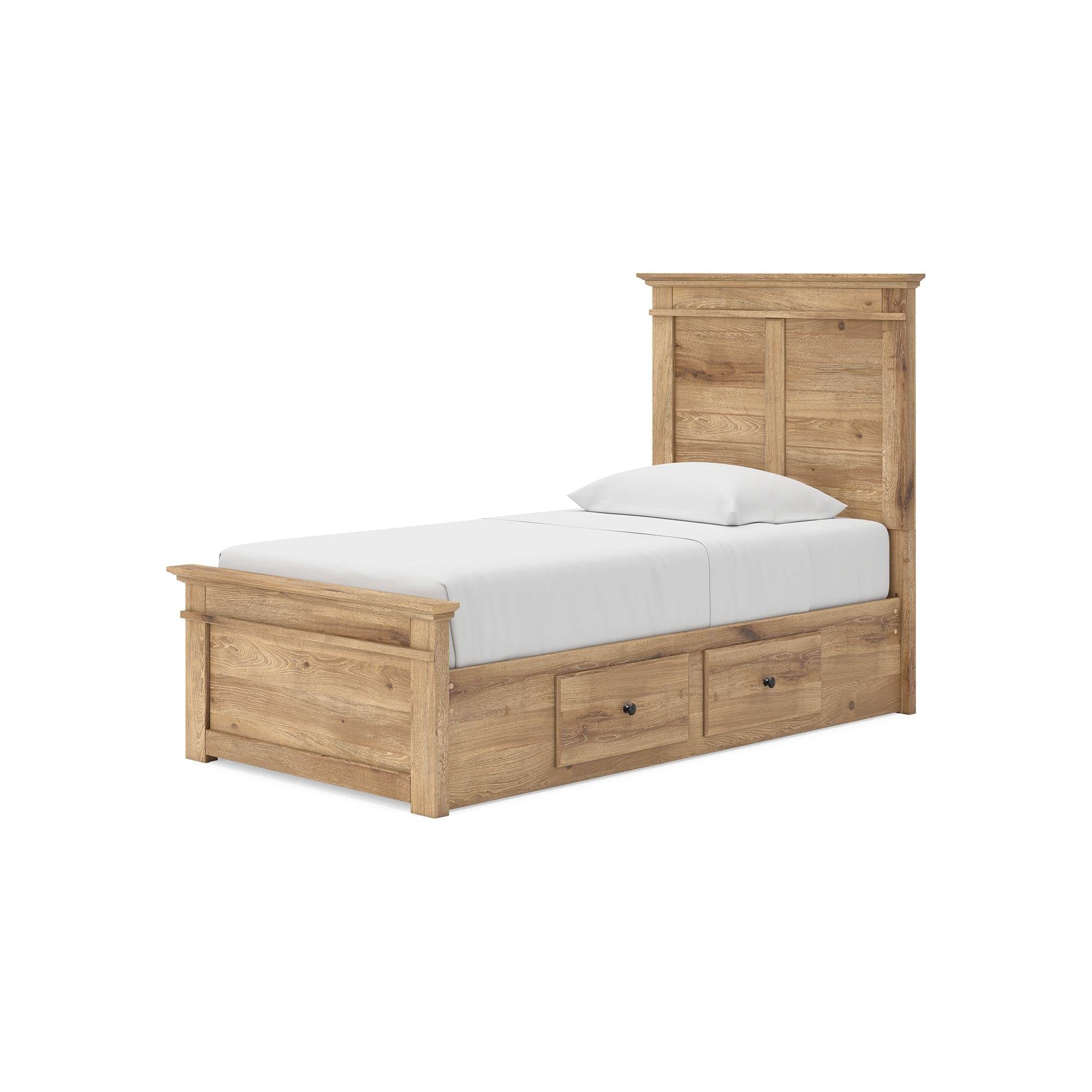 Signature Design by Ashley Makidern PCB1170B30 Twin Panel Storage Bed IMAGE 4