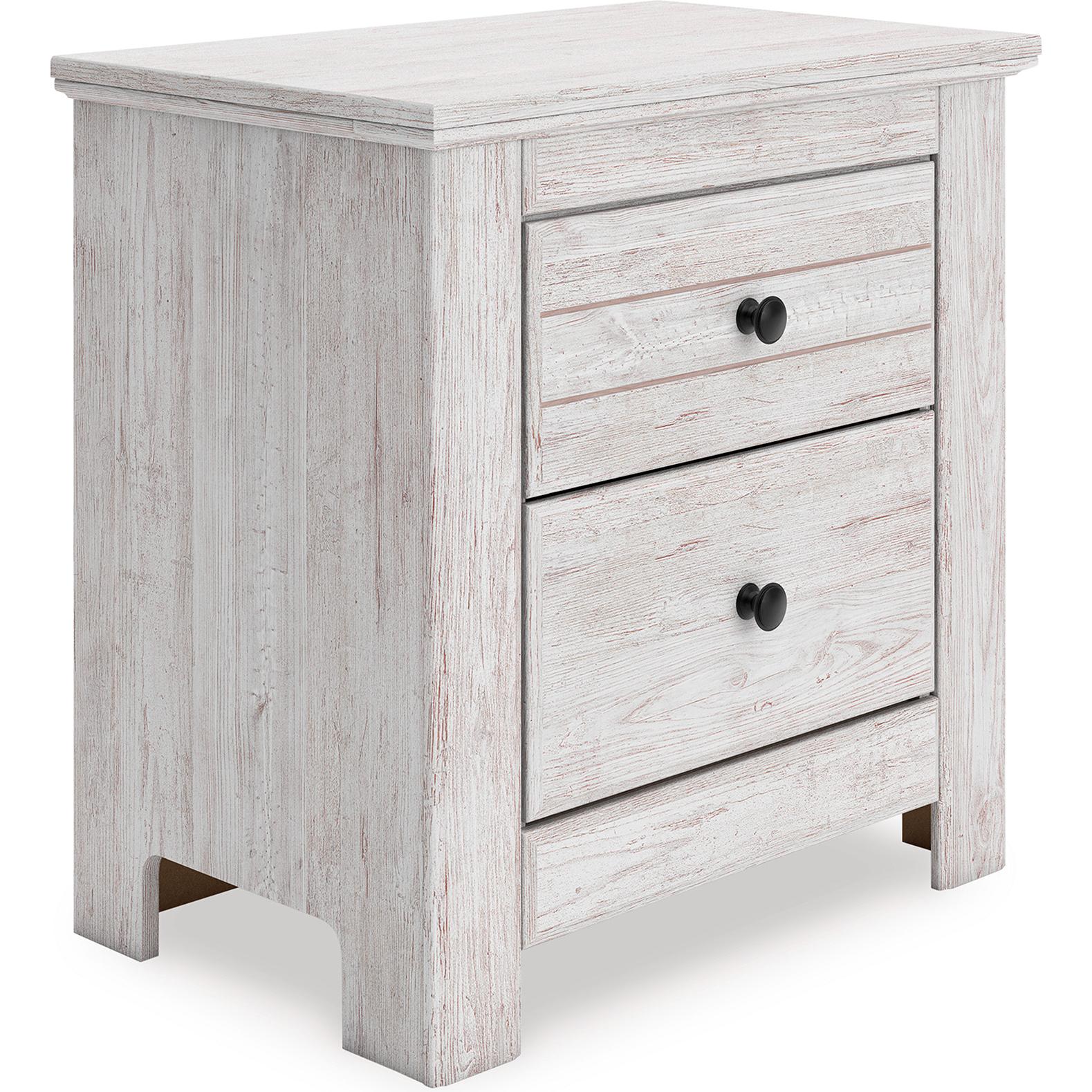 Signature Design by Ashley Makidern PCB1171-92 Two Drawer Night Stand IMAGE 1