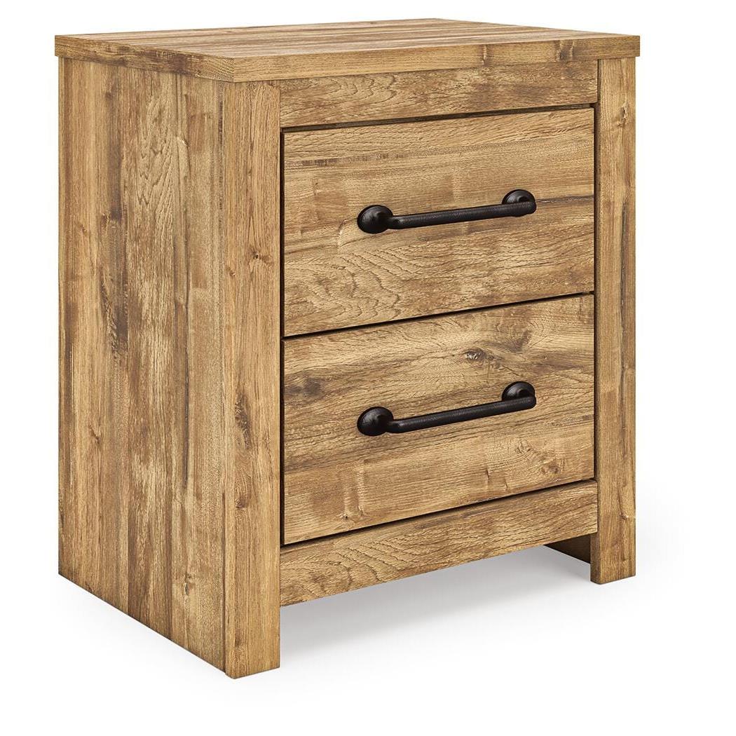 Signature Design by Ashley Maystonna PCB1580-92 Two Drawer Night Stand IMAGE 1