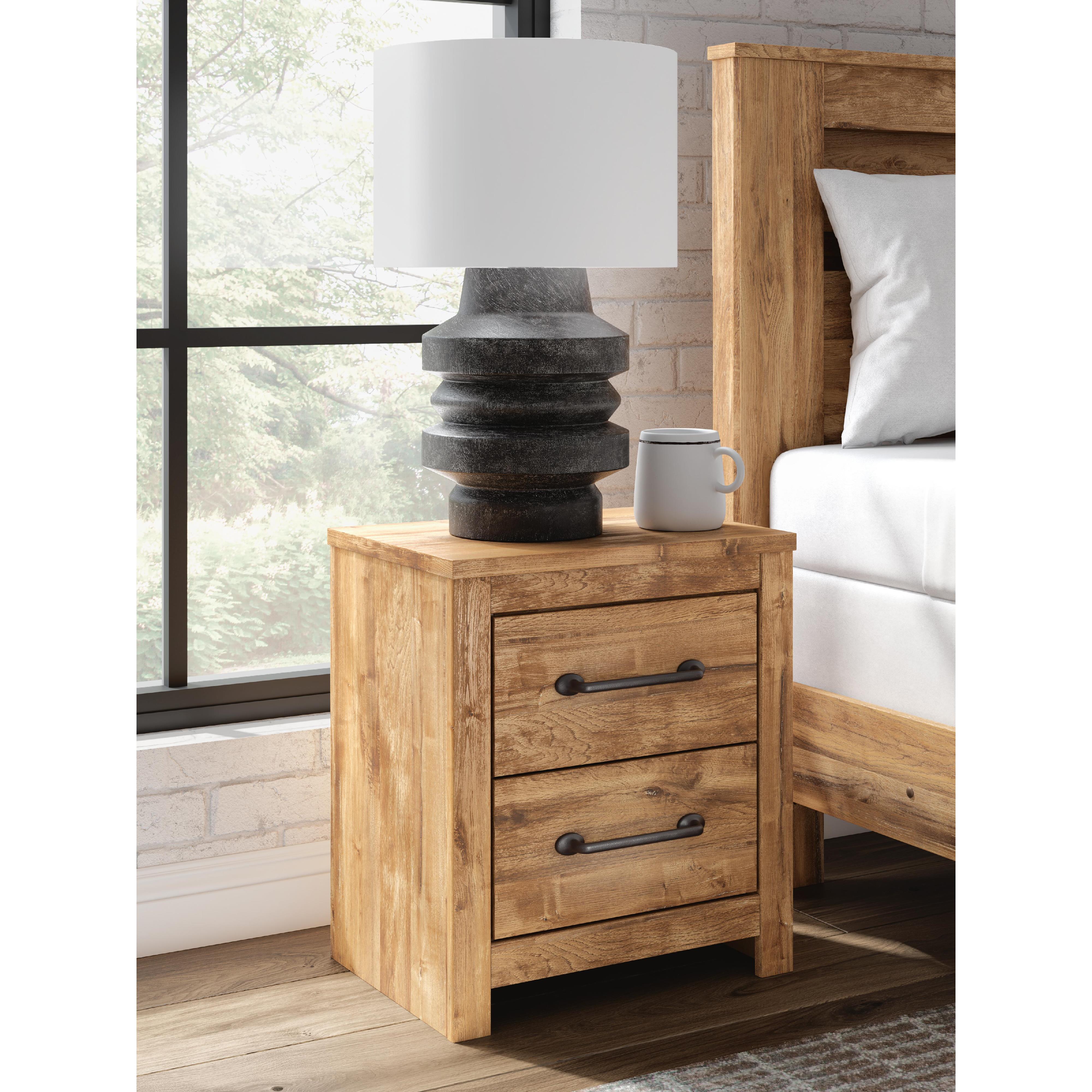 Signature Design by Ashley Maystonna PCB1580-92 Two Drawer Night Stand IMAGE 2