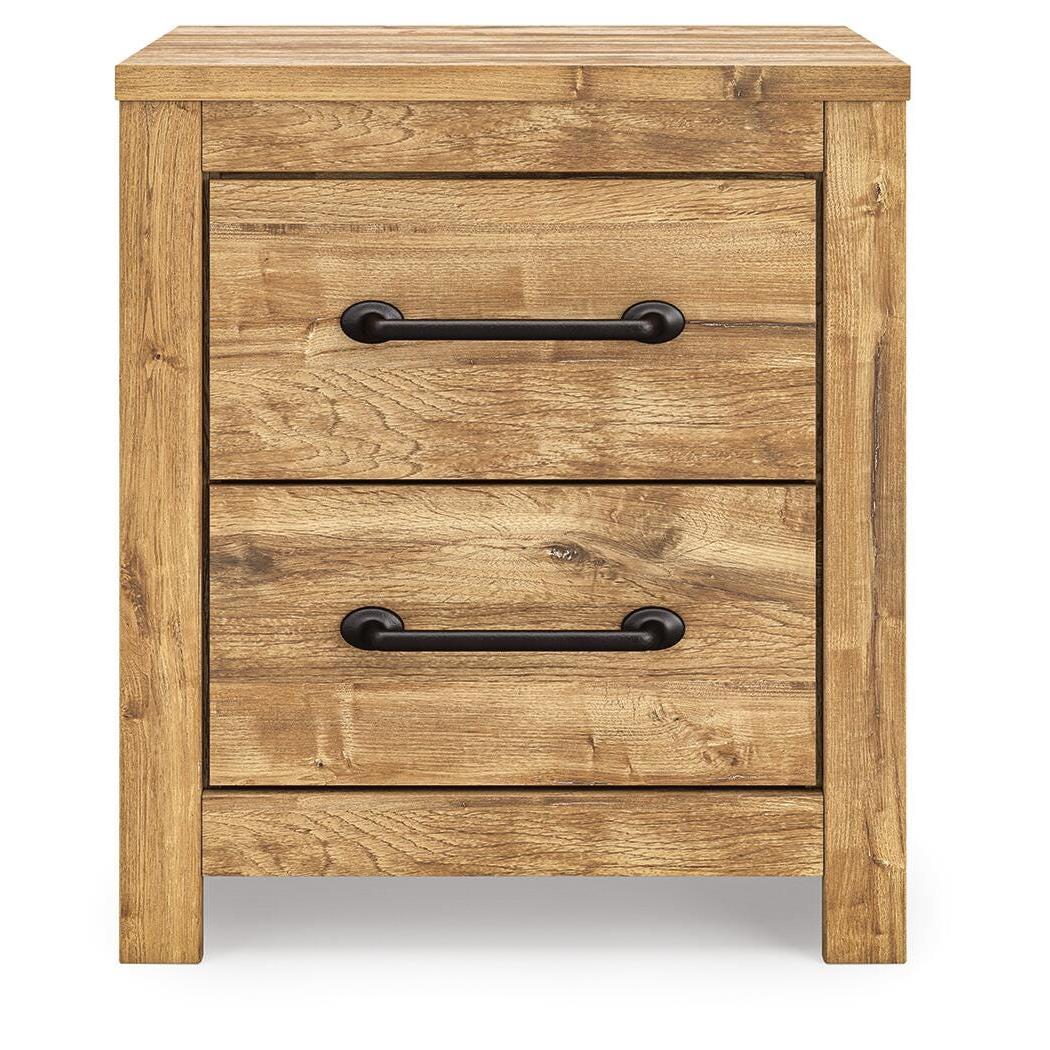 Signature Design by Ashley Maystonna PCB1580-92 Two Drawer Night Stand IMAGE 6