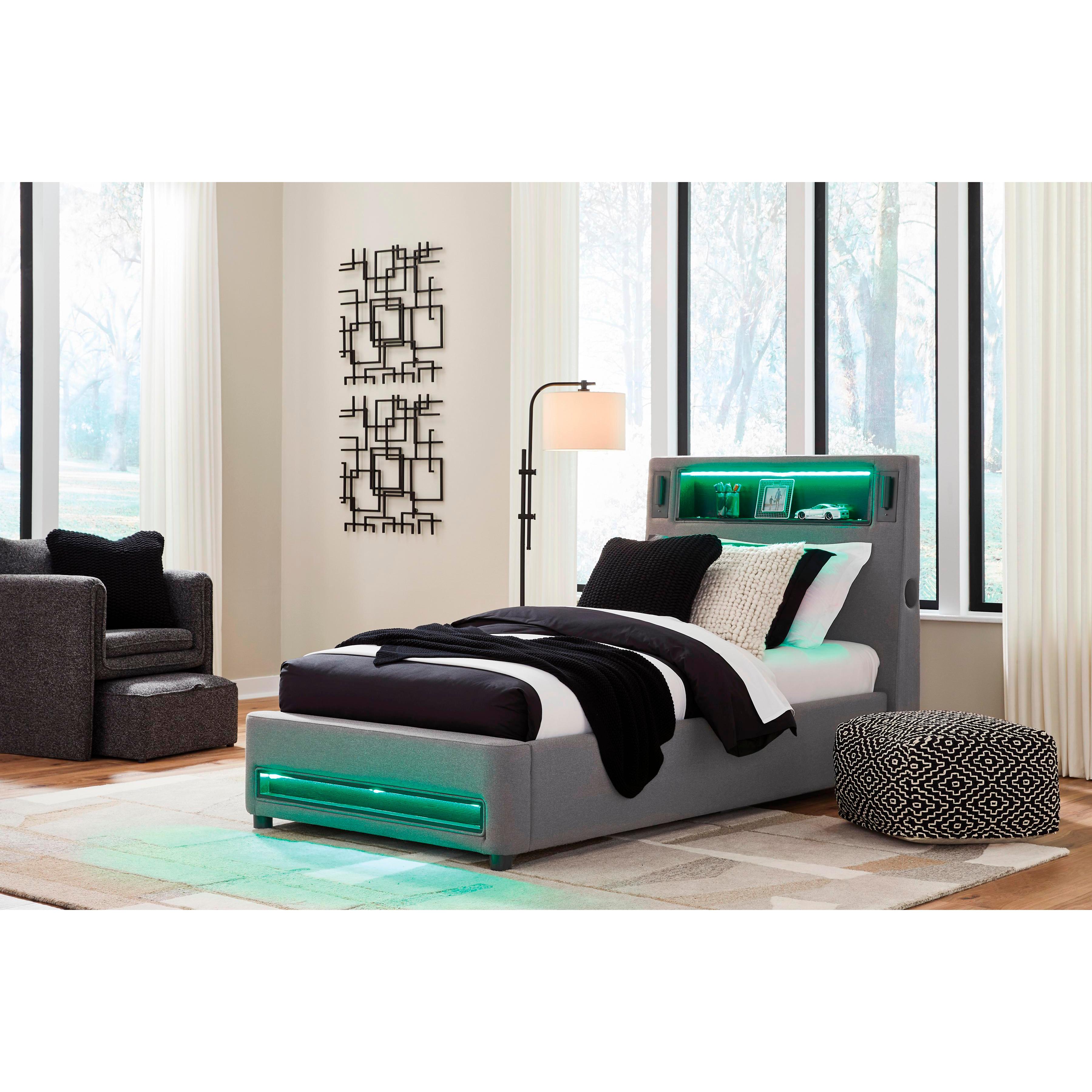 Signature Design by Ashley Verishaw PCB2721B23 Twin Upholstered Bed IMAGE 11